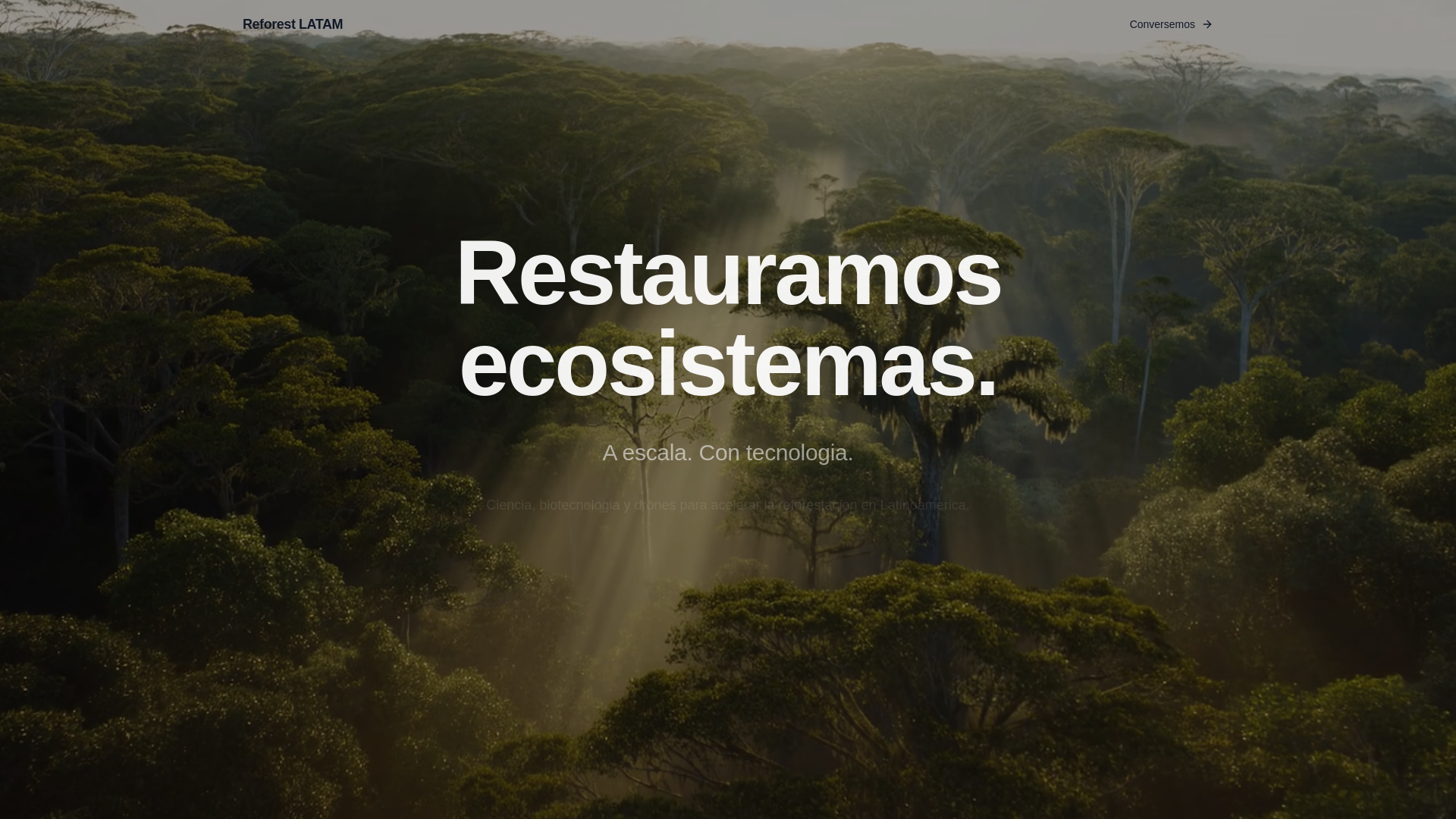website screenshot of https://reforest-latam-website.pages.dev/