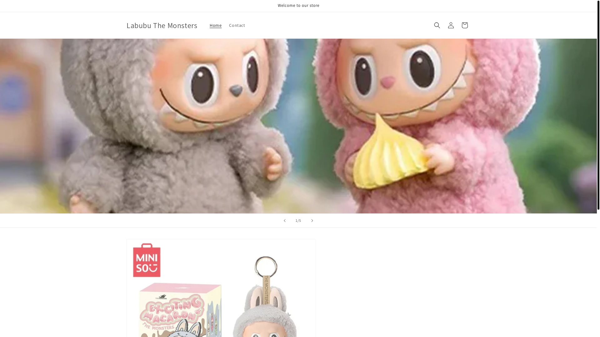 website screenshot of https://labubu-the-monsters.com/