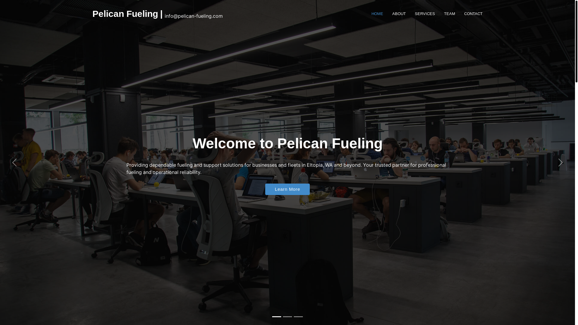 website screenshot of https://pelican-fueling.pages.dev/