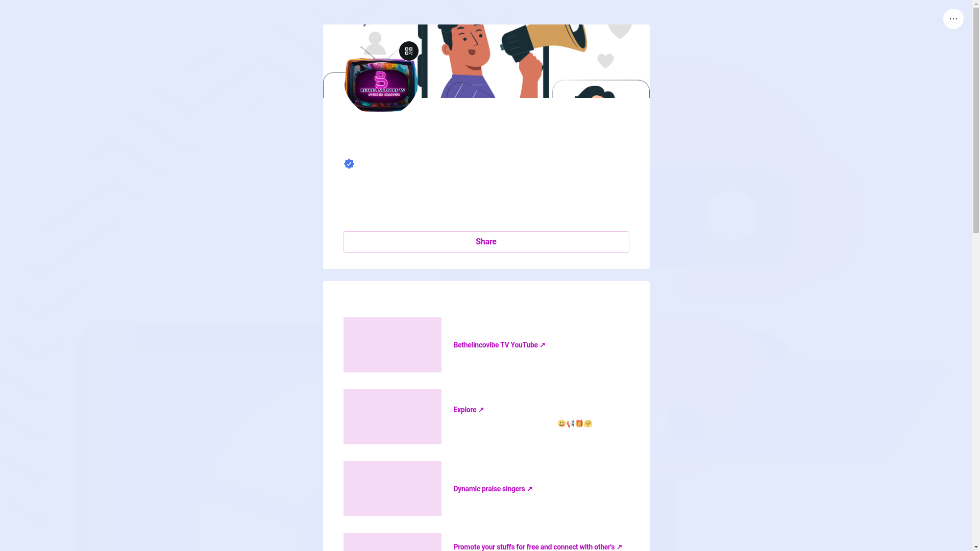 website screenshot of https://bethelincovibetv.live/