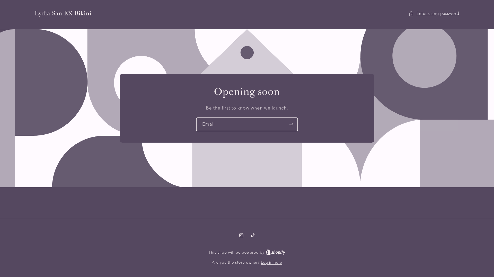 website screenshot of https://sanexbikini.shop/