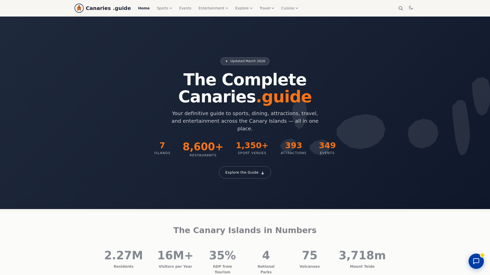website screenshot of https://canariesguideprojecttuesday24march26.pages.dev/
