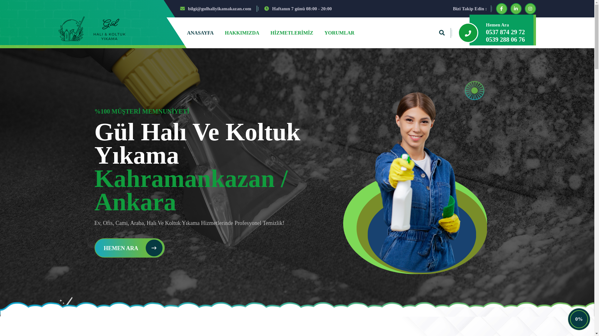 website screenshot of https://gulhaliyikamakazan.com/