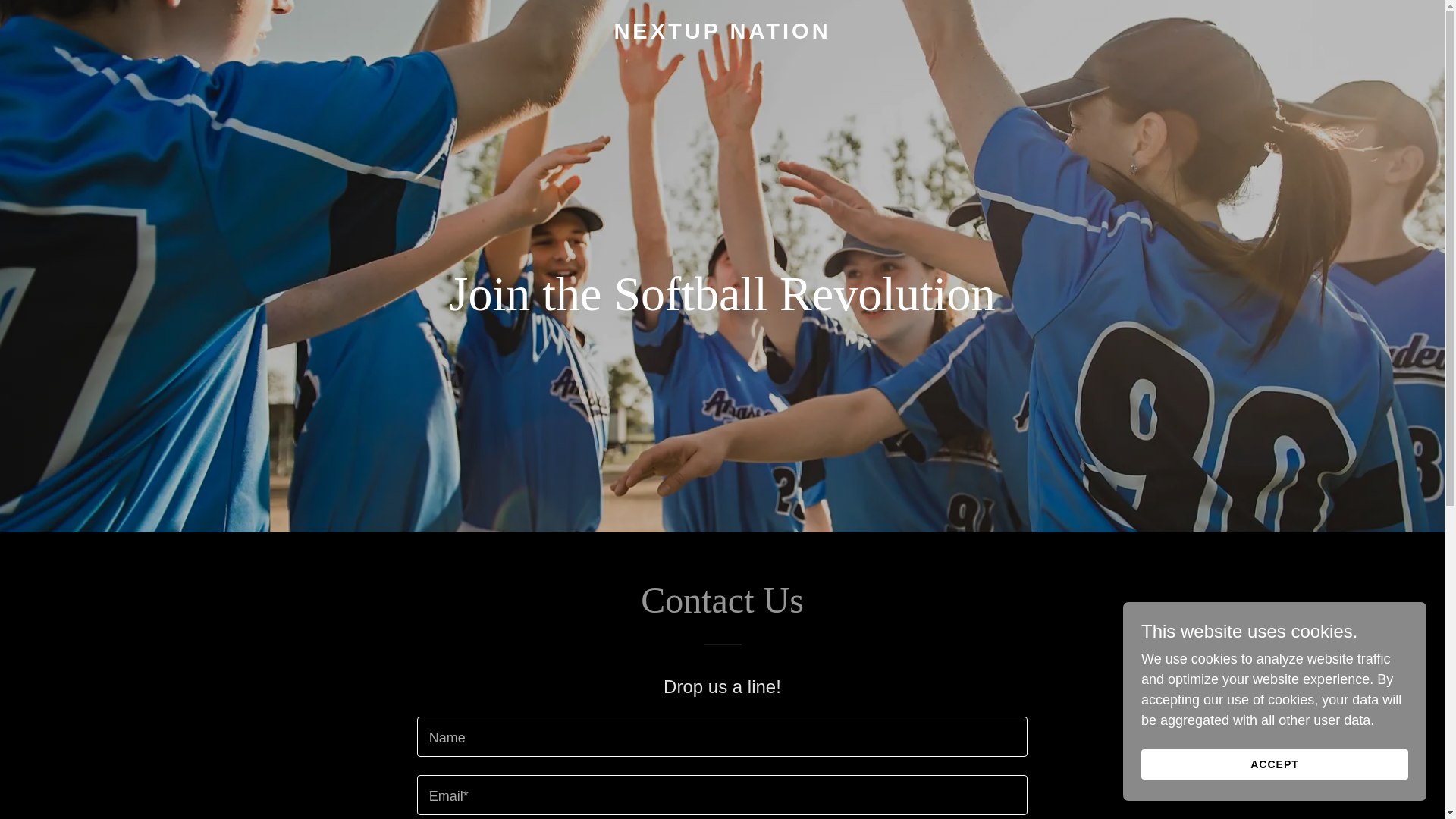 website screenshot of https://nextupnationhq.com/