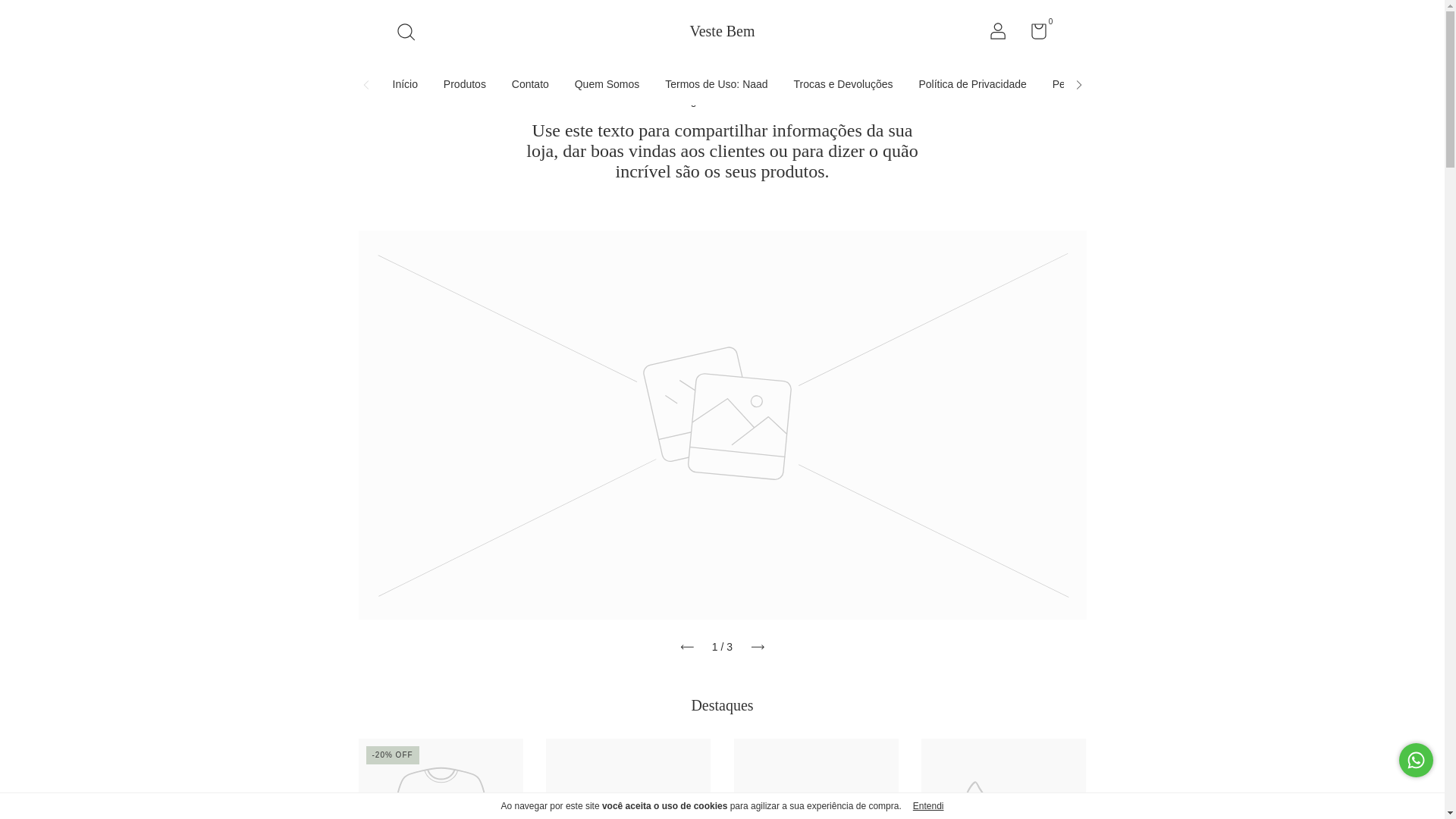 website screenshot of https://lojavestebemserra.com.br/
