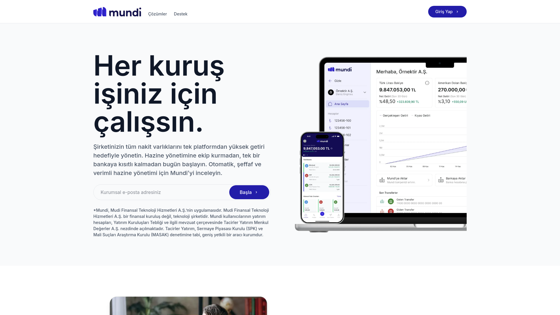 website screenshot of https://get-mundi.com/