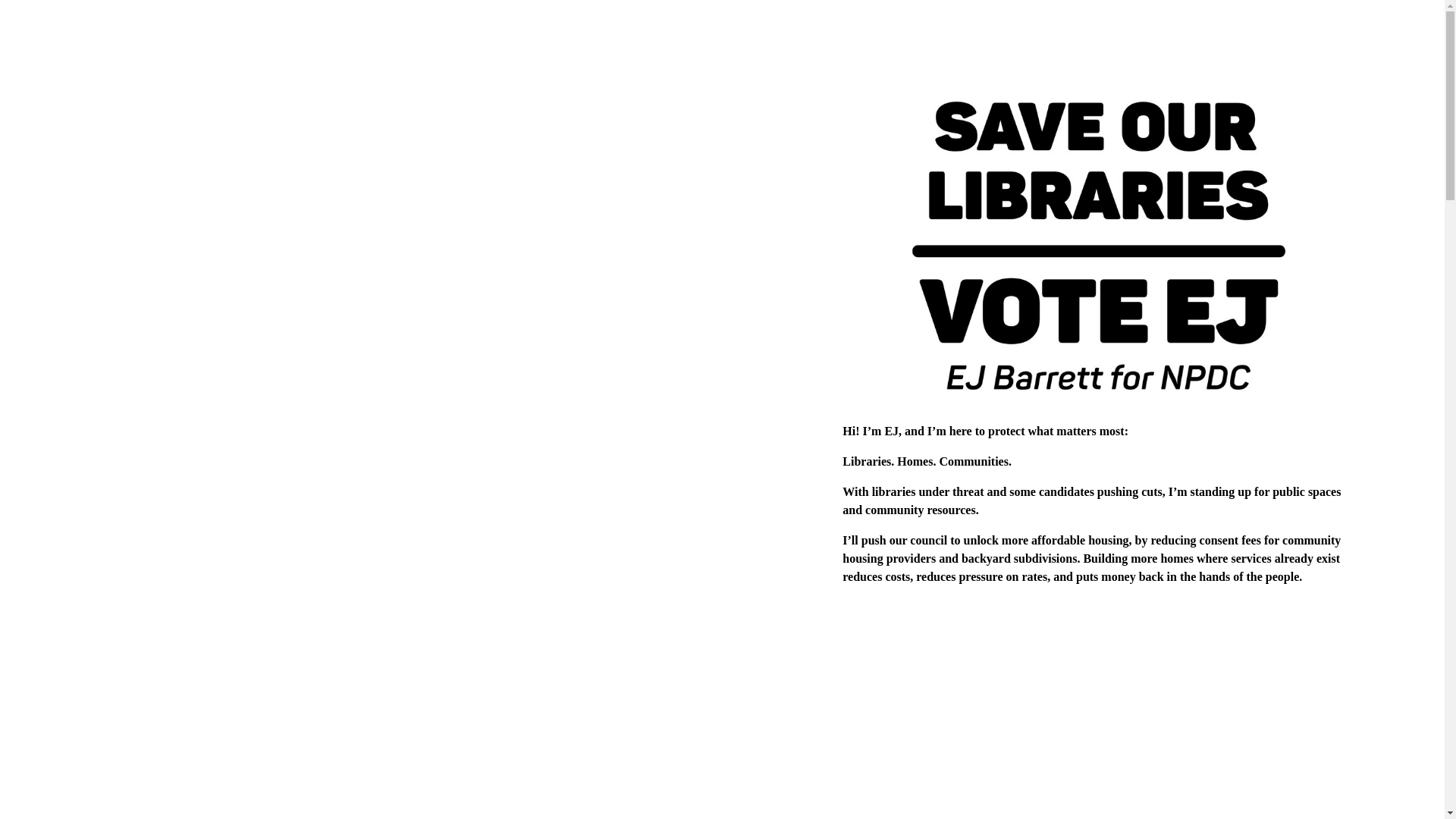 website screenshot of https://voteej.nz/