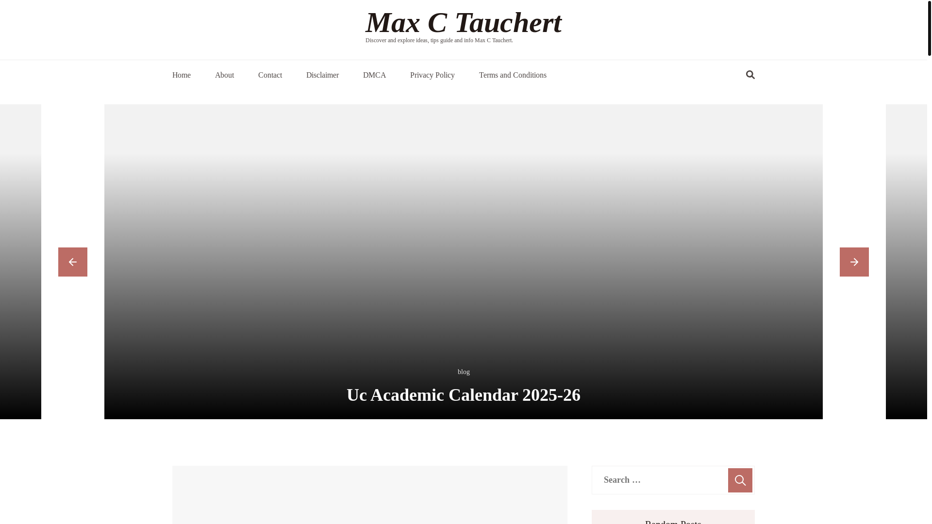 website screenshot of https://maxctauchert.pages.dev/