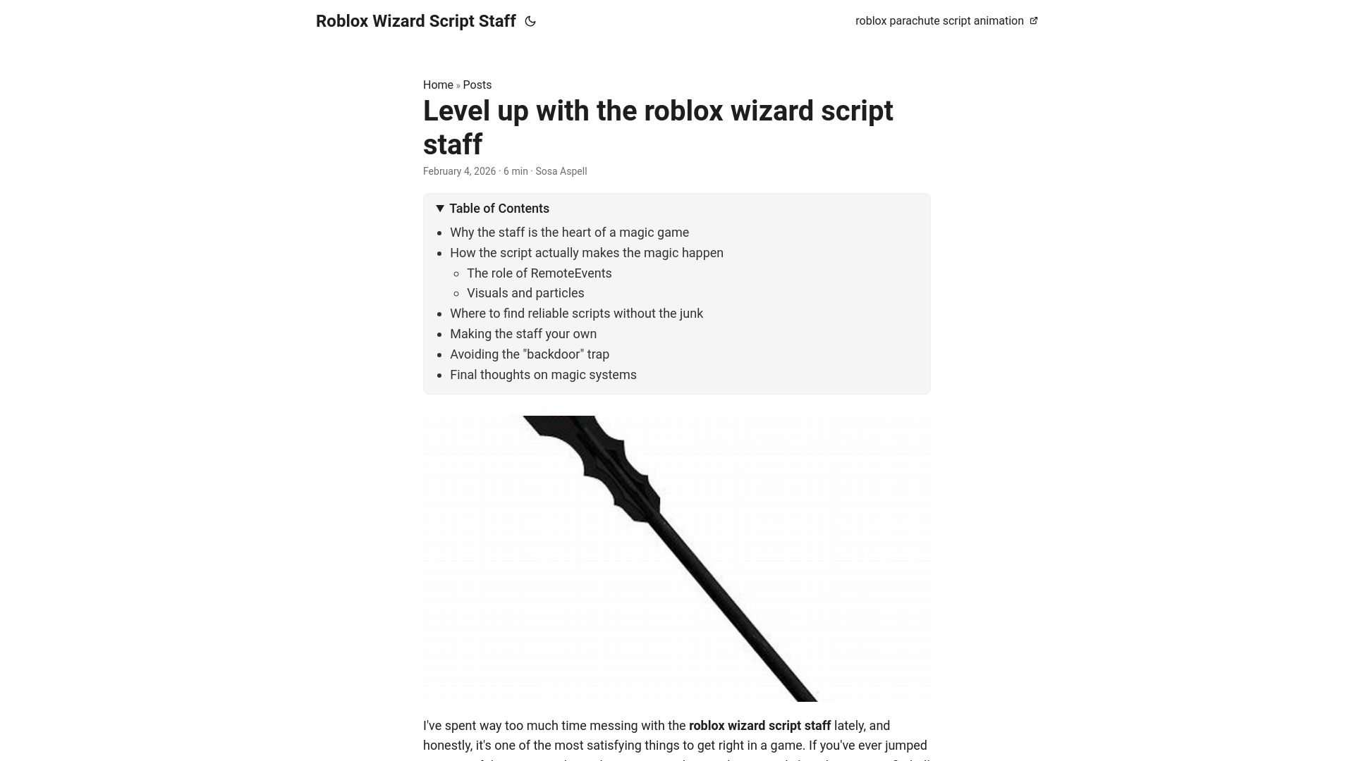 website screenshot of https://roblox-wizard-script-staff.pages.dev/