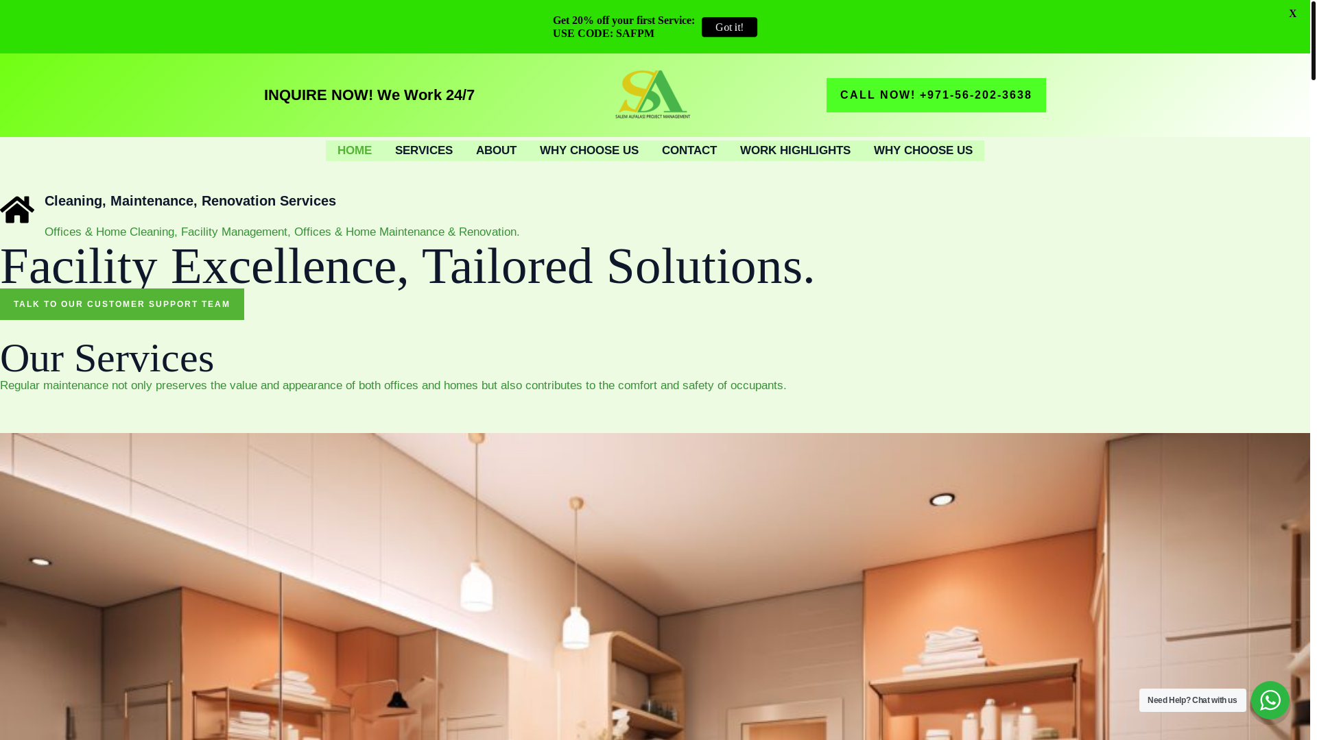 website screenshot of https://jmprojectmgmt.com/
