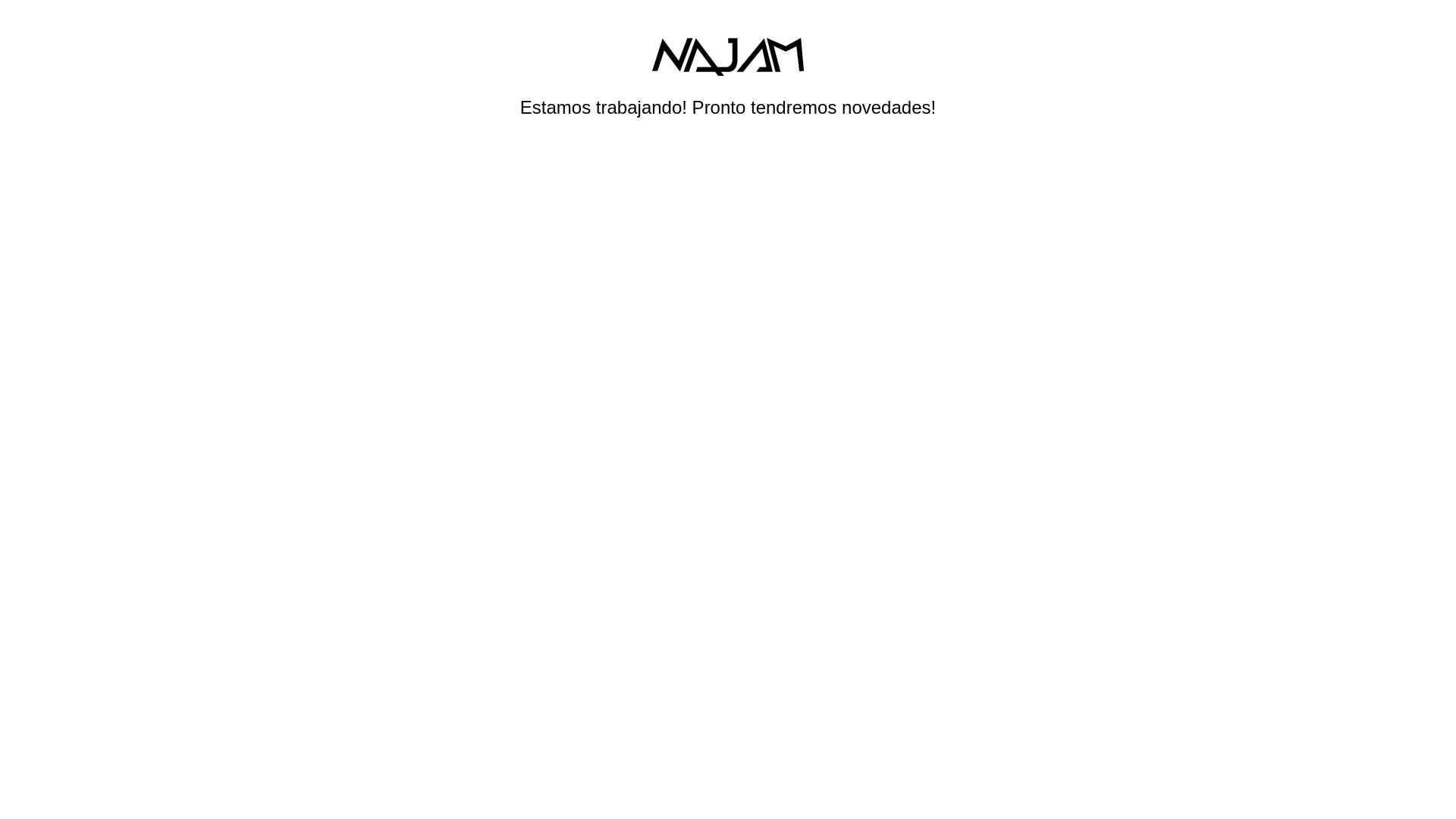 website screenshot of https://najam.com.ar/