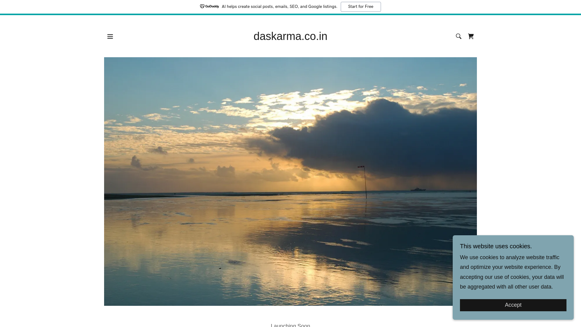website screenshot of https://daskarma.co.in/
