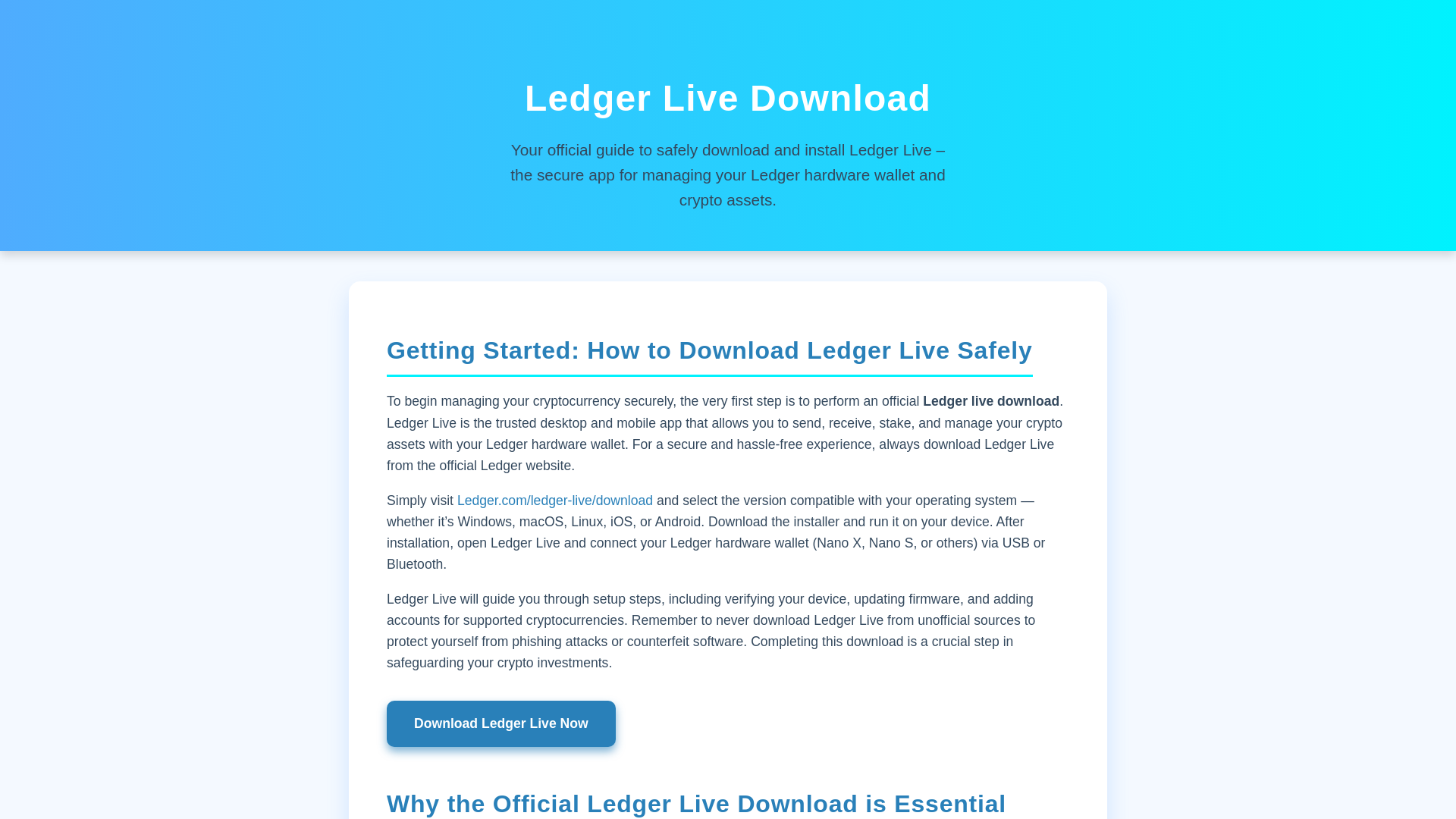 website screenshot of https://ldger-us-io.pages.dev