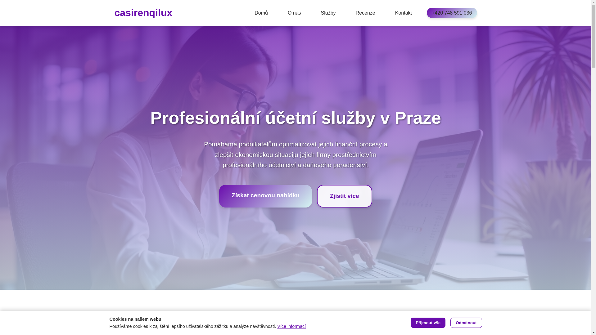 website screenshot of https://casirenqilux.com