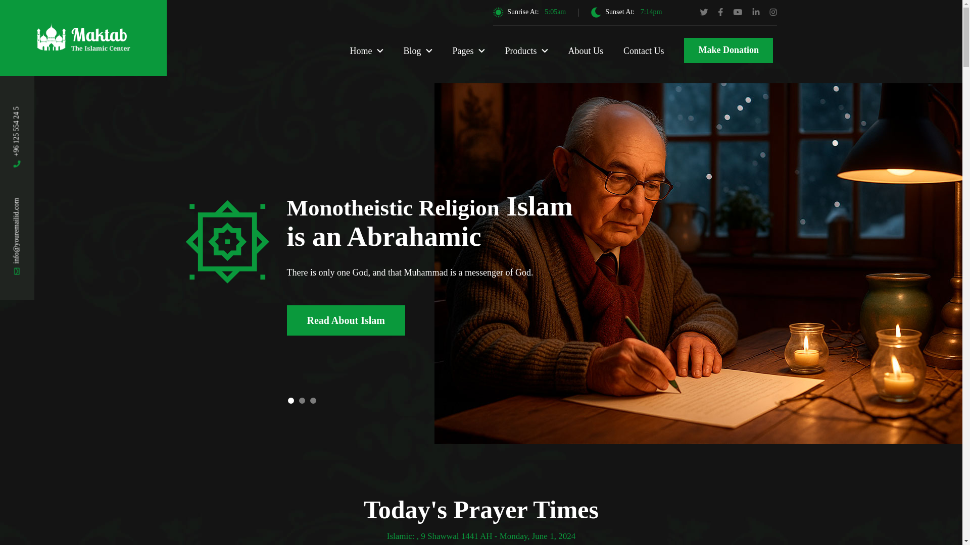 website screenshot of https://qurbon-muhammadrizo.uz/