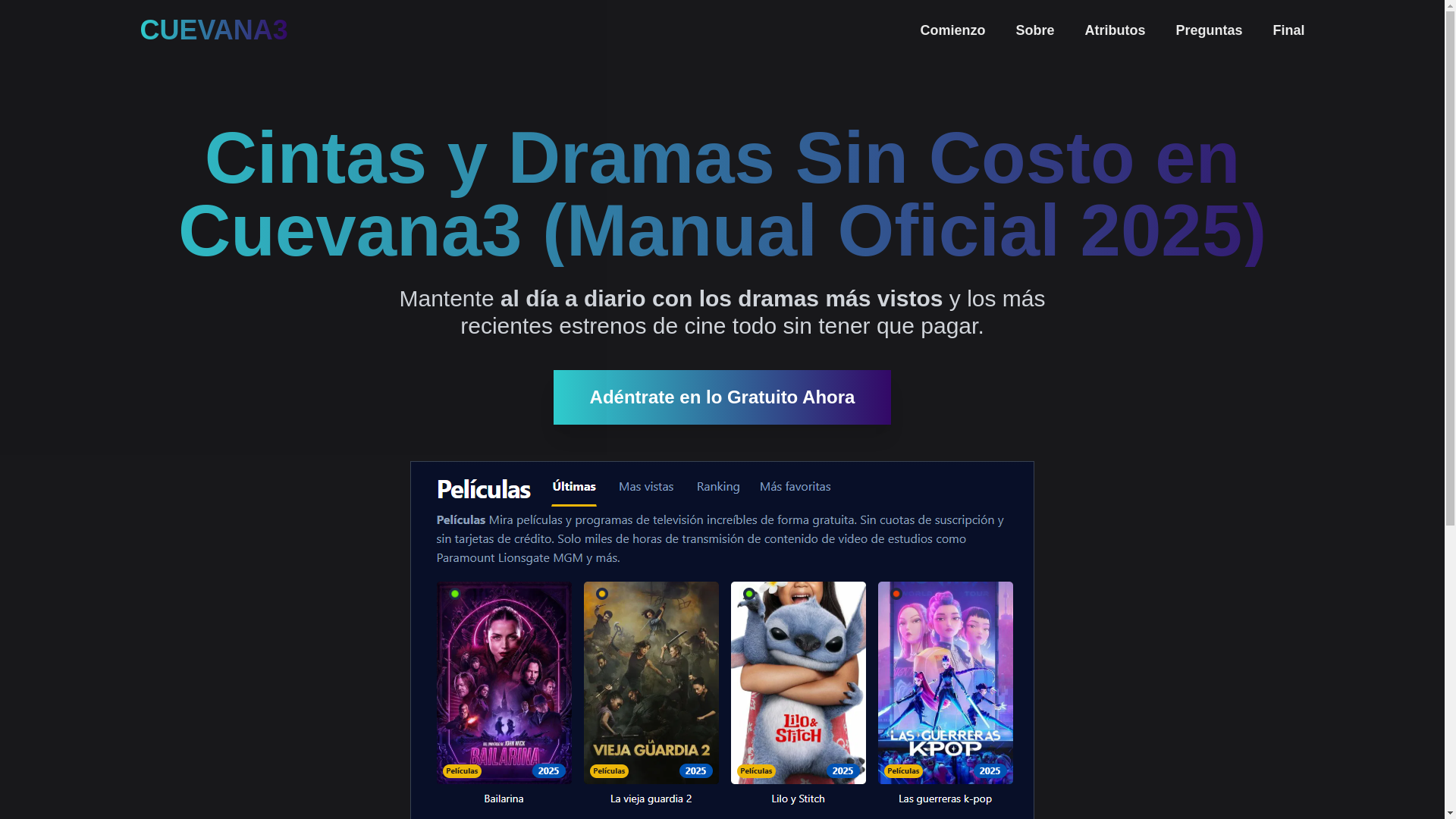website screenshot of https://cuevana3-clhi.pages.dev/