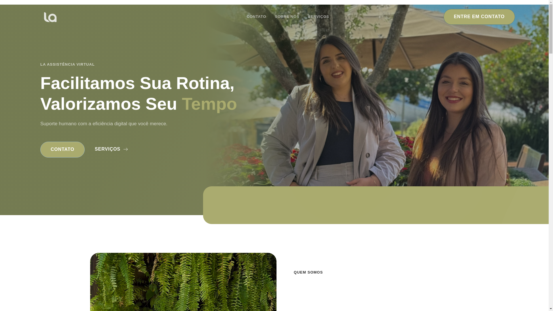 website screenshot of https://laassistenciavirtual.com.br/