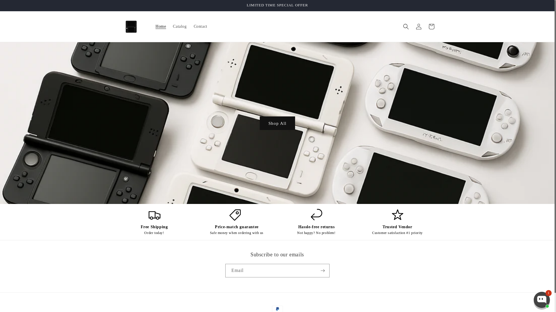 website screenshot of https://handheldhaven.org/