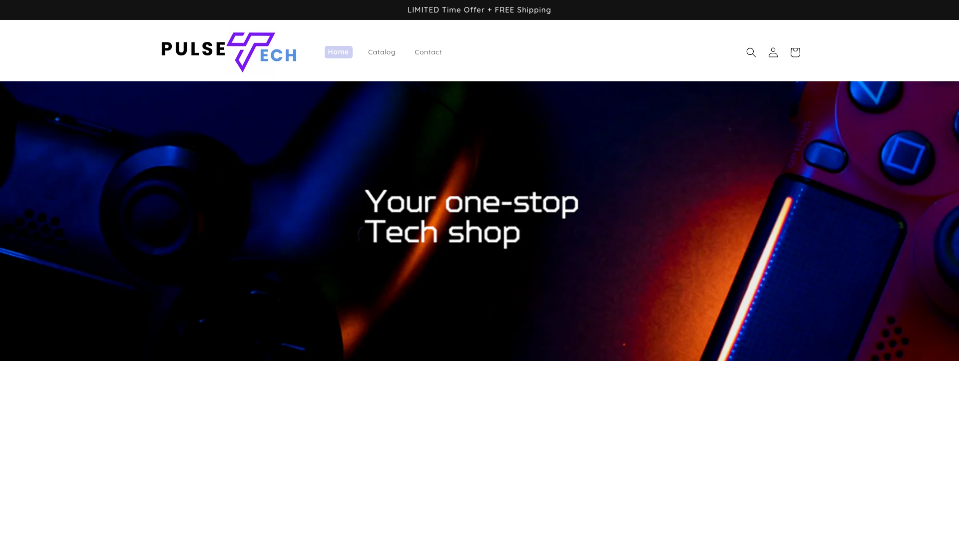 website screenshot of https://pulsetec.store