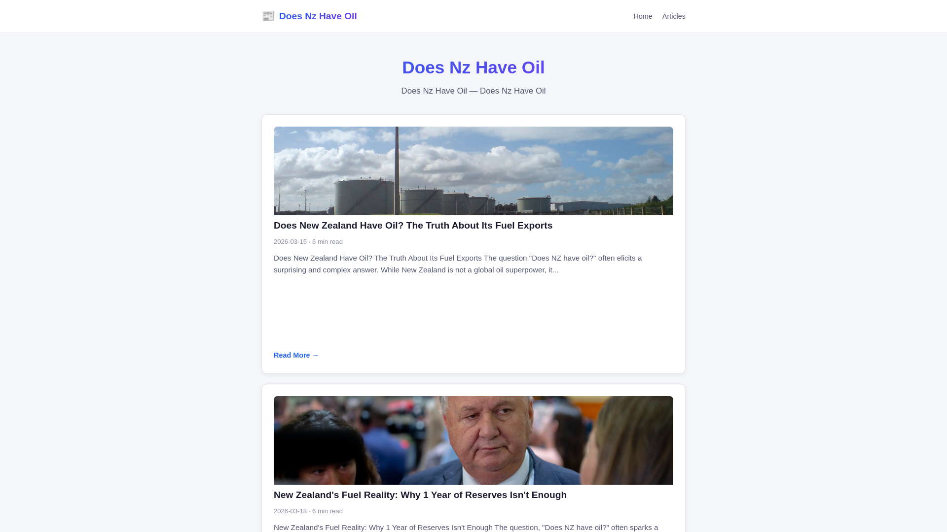 website screenshot of https://does-nz-have-oil.pages.dev/