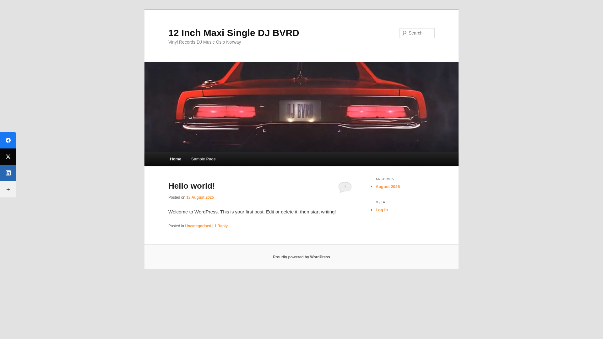website screenshot of https://12inchmaxisingle.com/