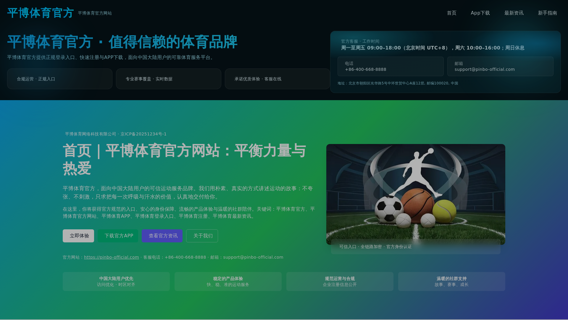 website screenshot of https://pinbo-official.com/