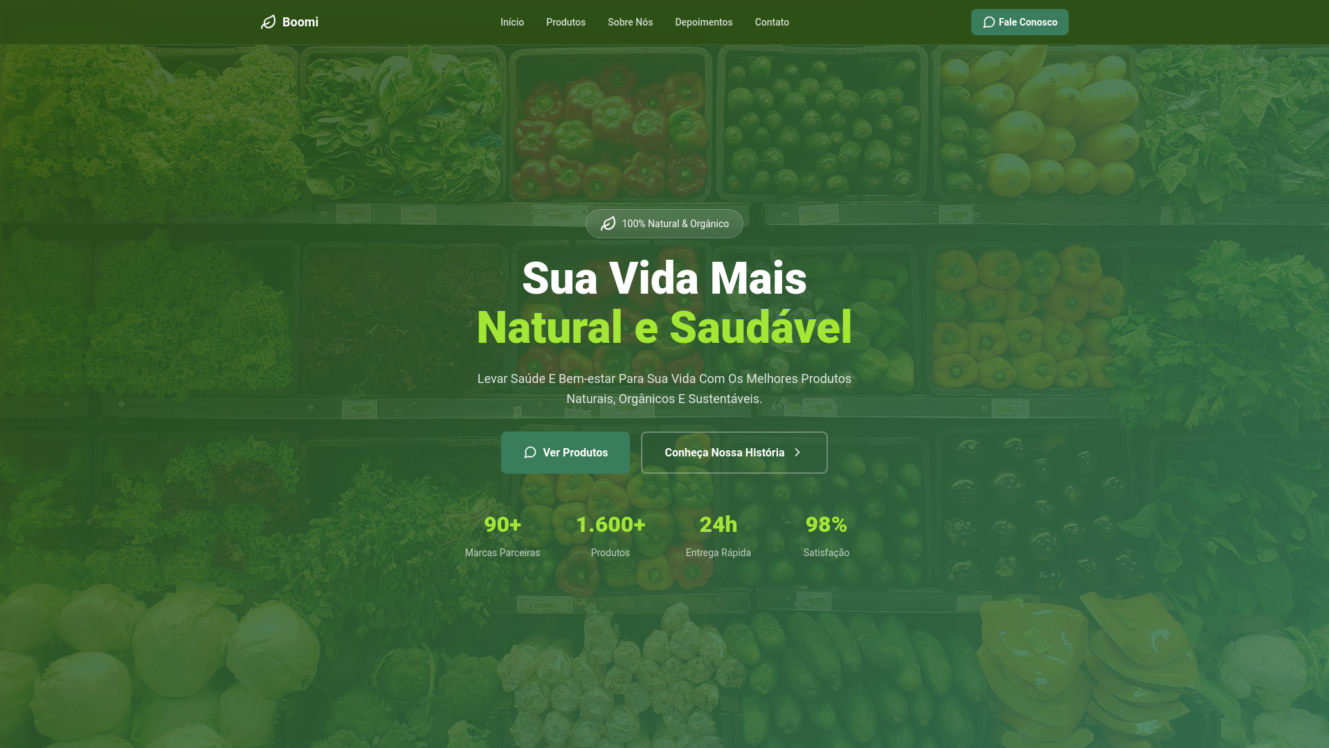 website screenshot of https://inicioboomi.cloud/