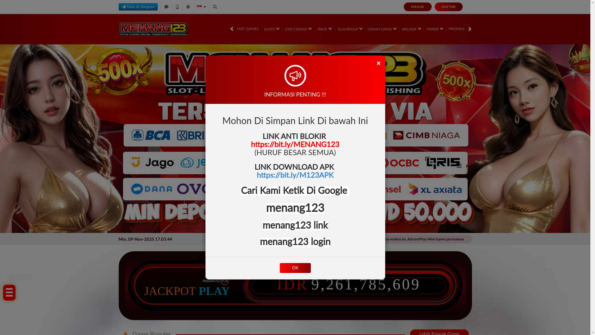 website screenshot of https://m123space.site/