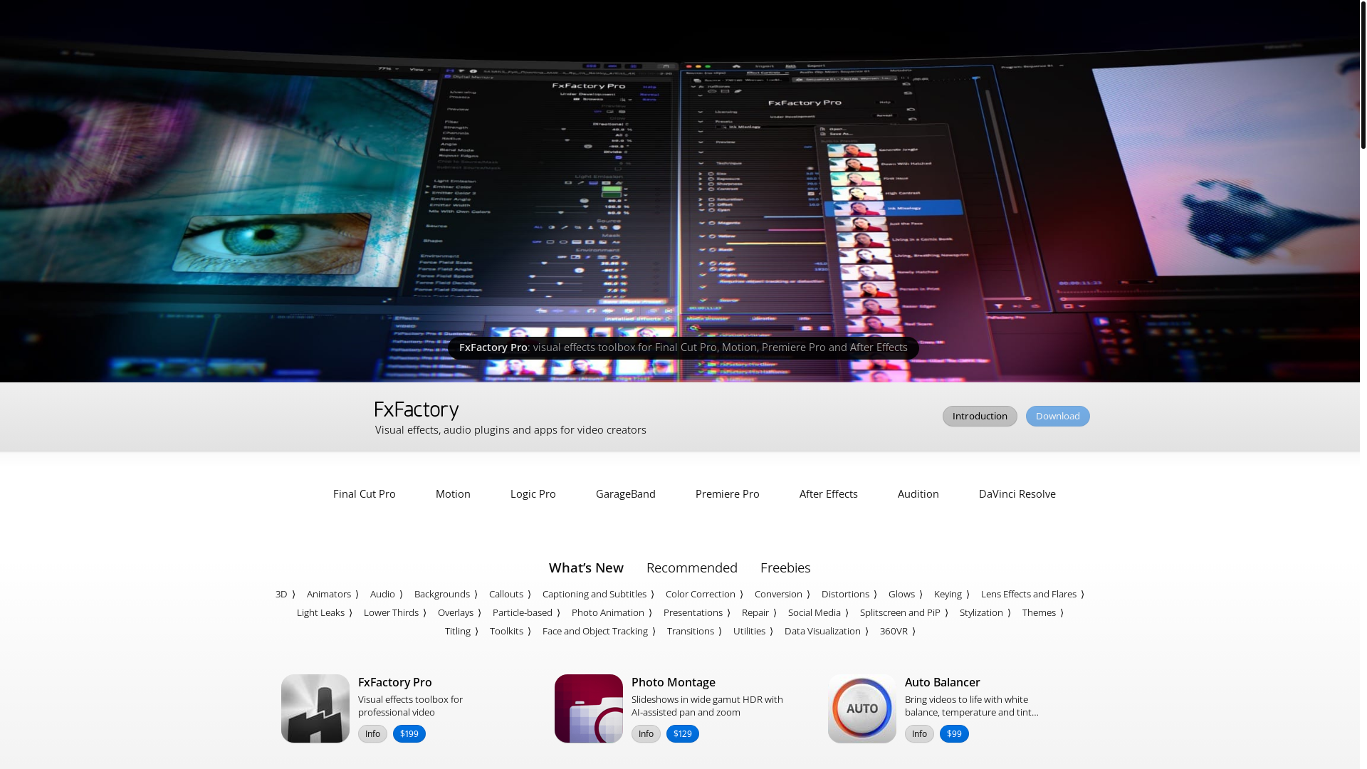 website screenshot of https://fxfactory.com