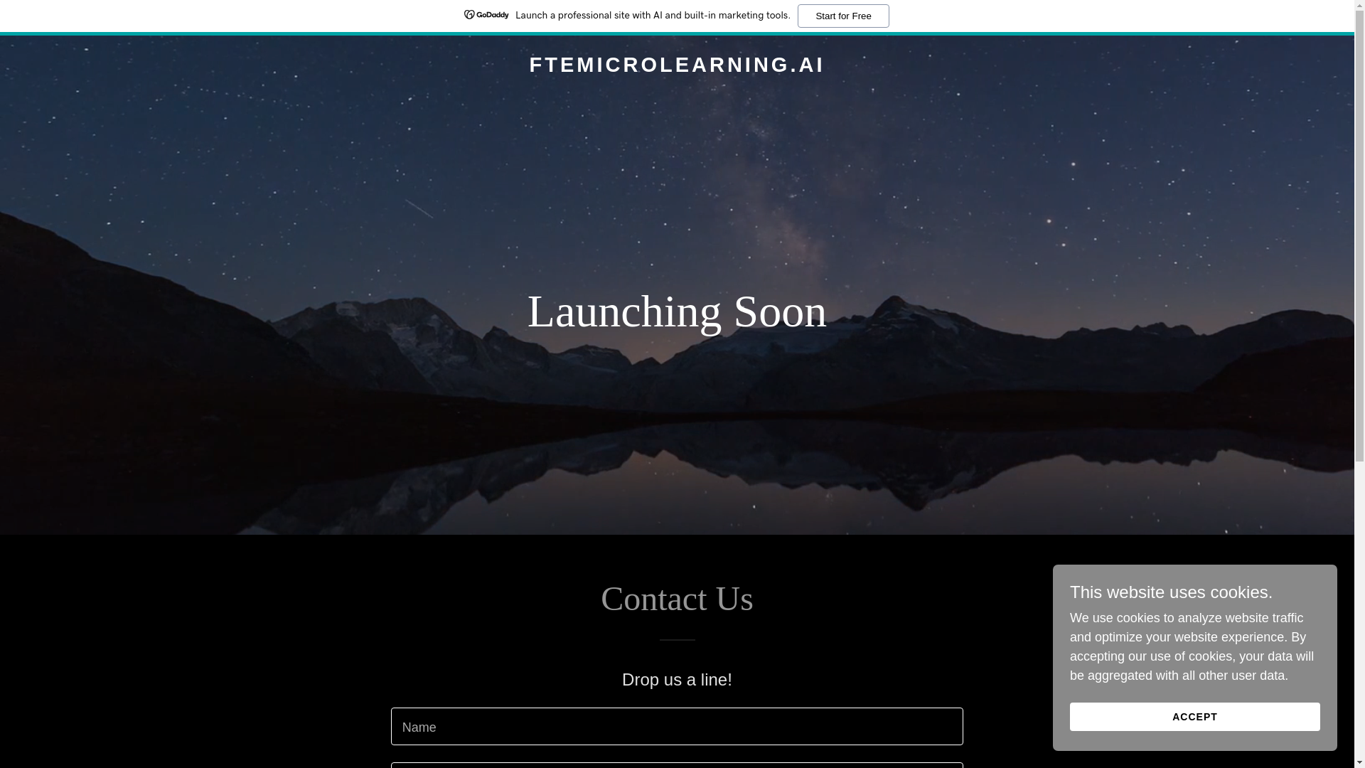 website screenshot of https://ftemicrolearning.ai/