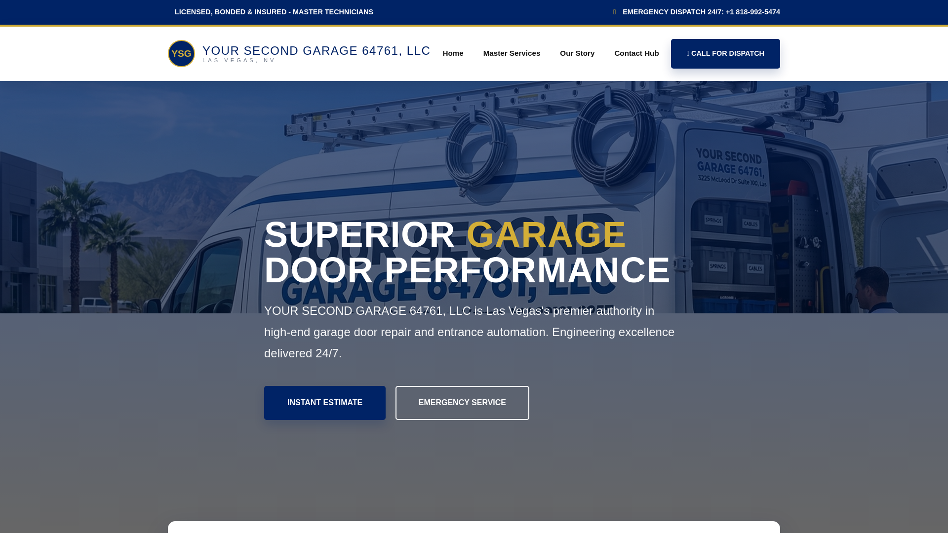 website screenshot of https://yoursecondgarage64761llc.store/
