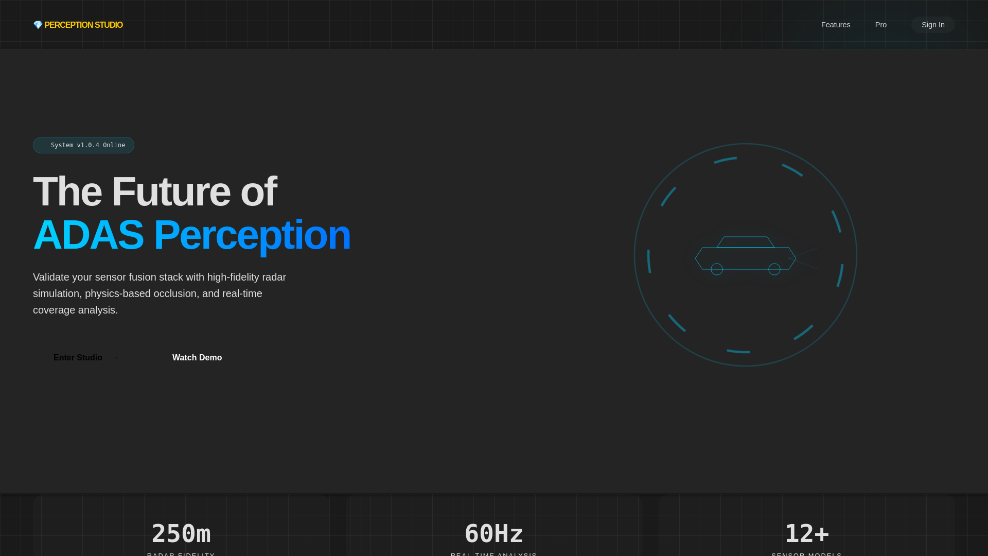 website screenshot of https://perceptionstudio.pages.dev/