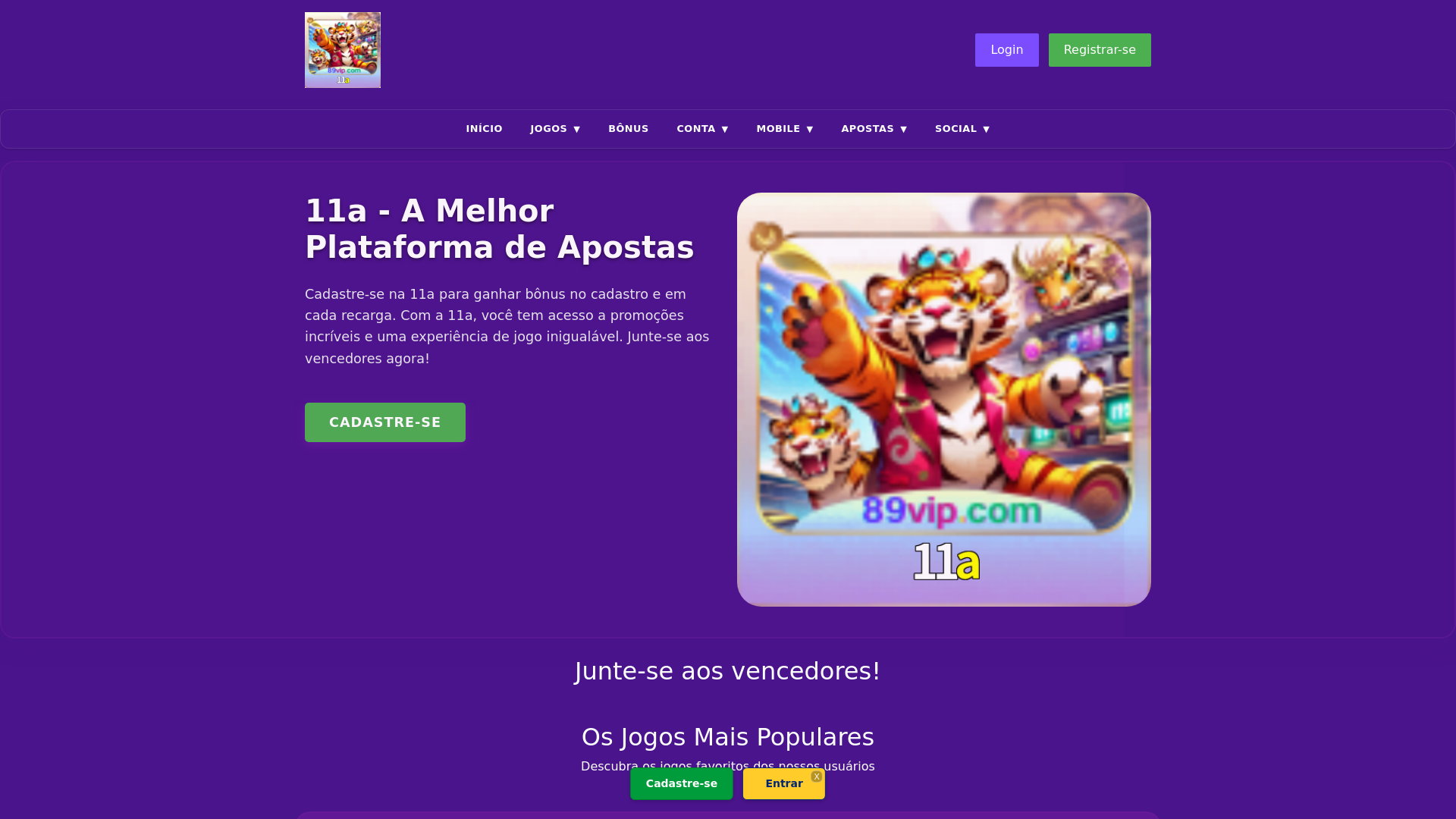 website screenshot of https://11abettt.com