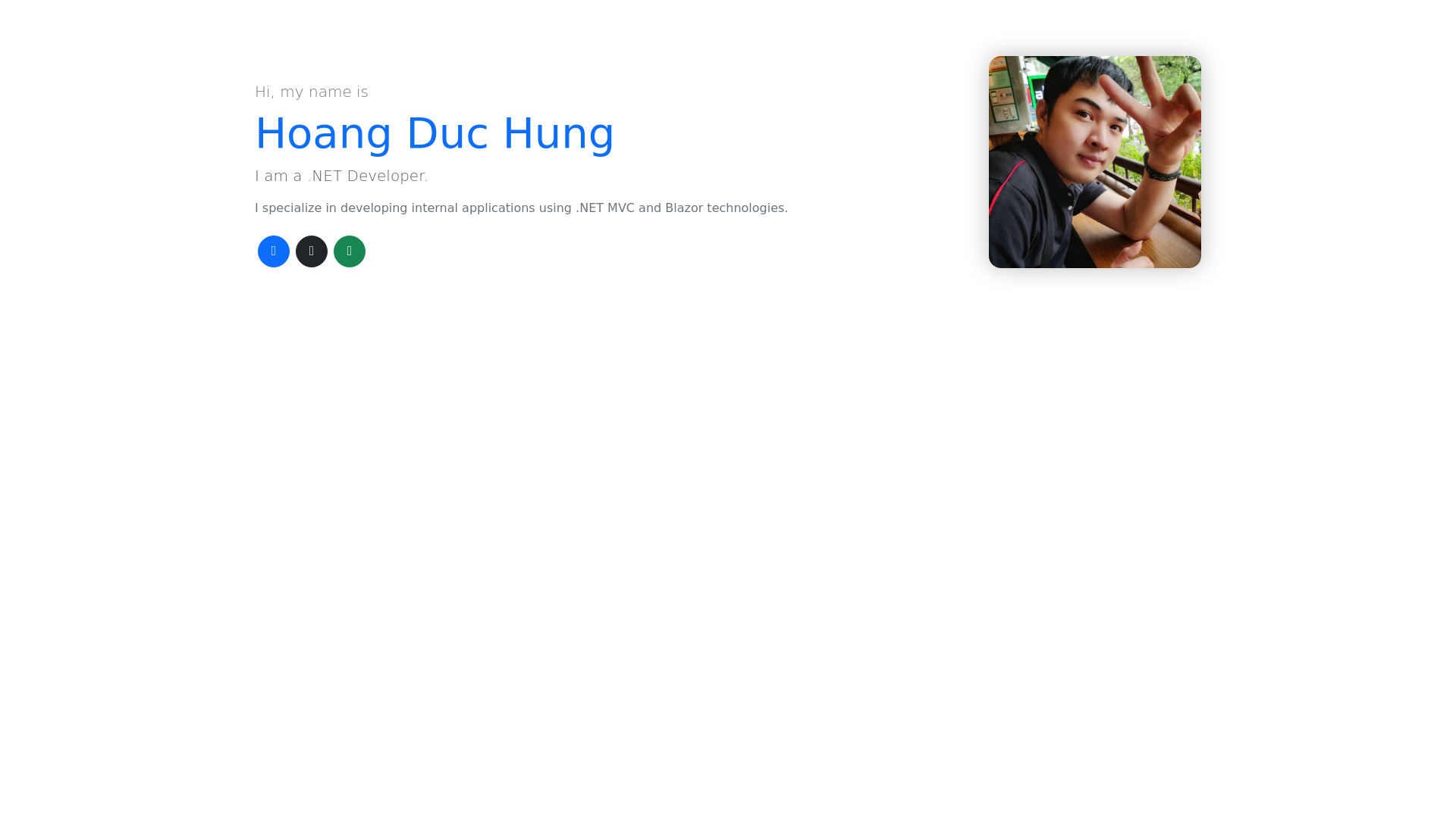 website screenshot of https://hunghd.pages.dev/