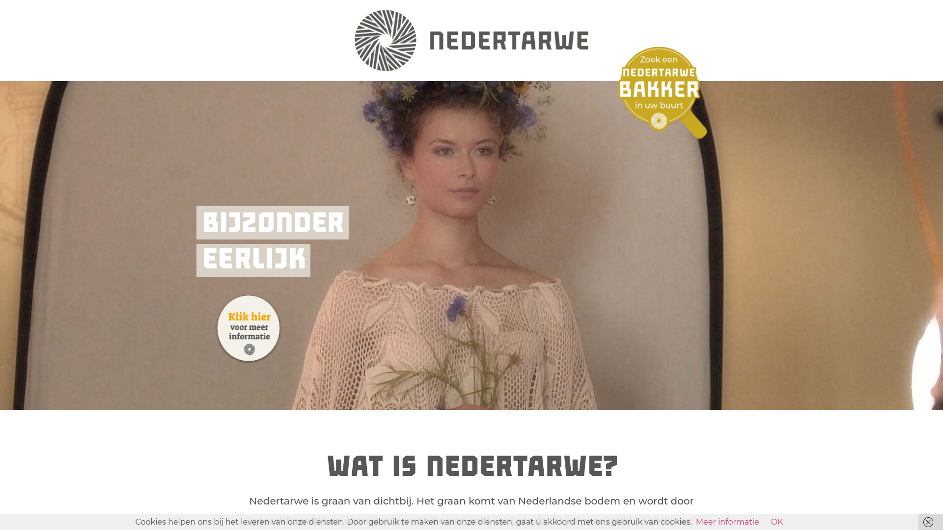 website screenshot of https://nedertarwe.com