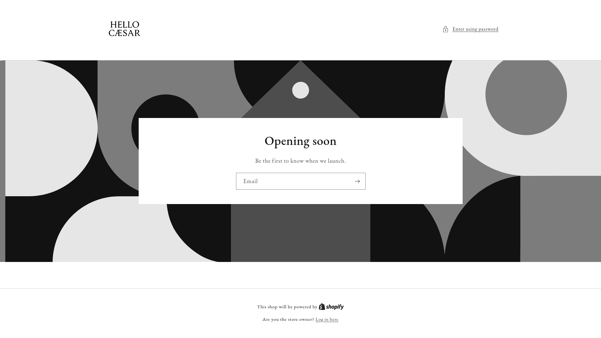 website screenshot of https://hellocaesar.eu/