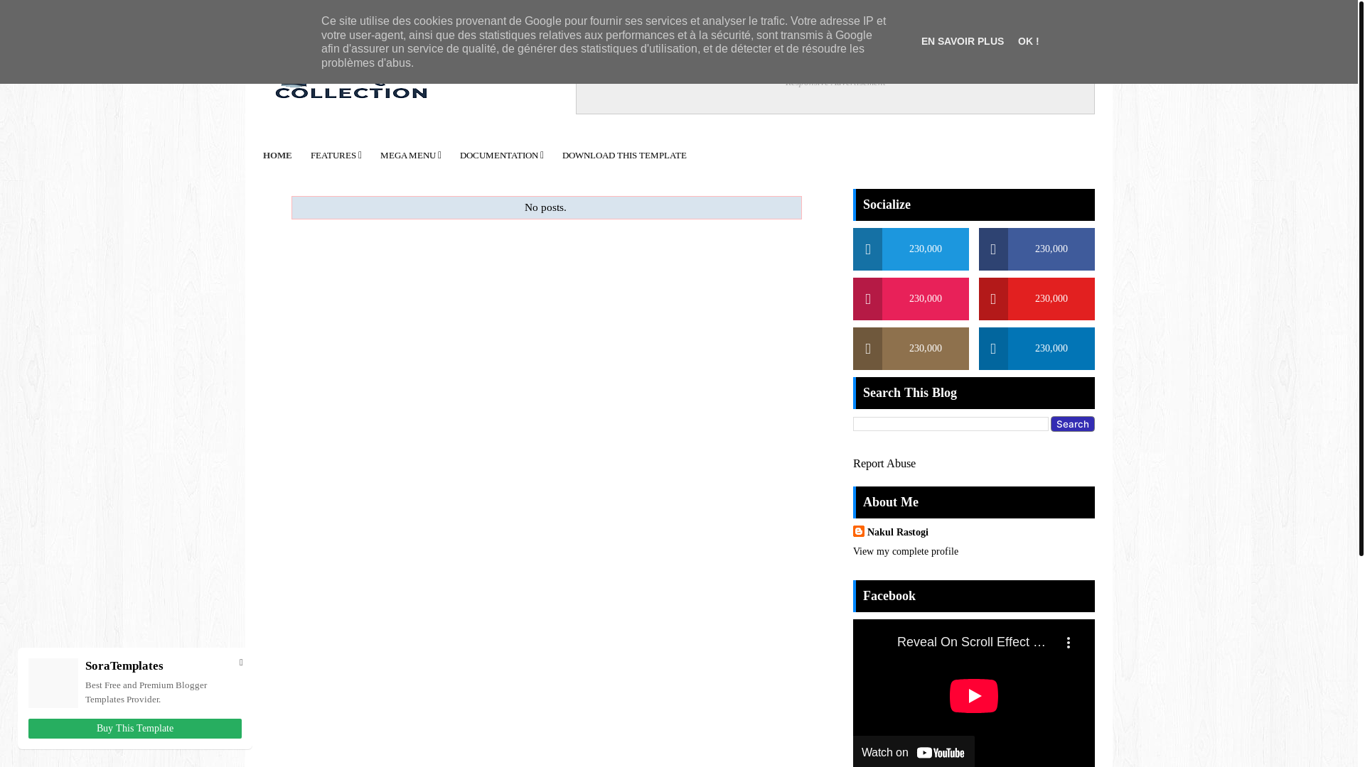 website screenshot of https://uniquecollection.space/