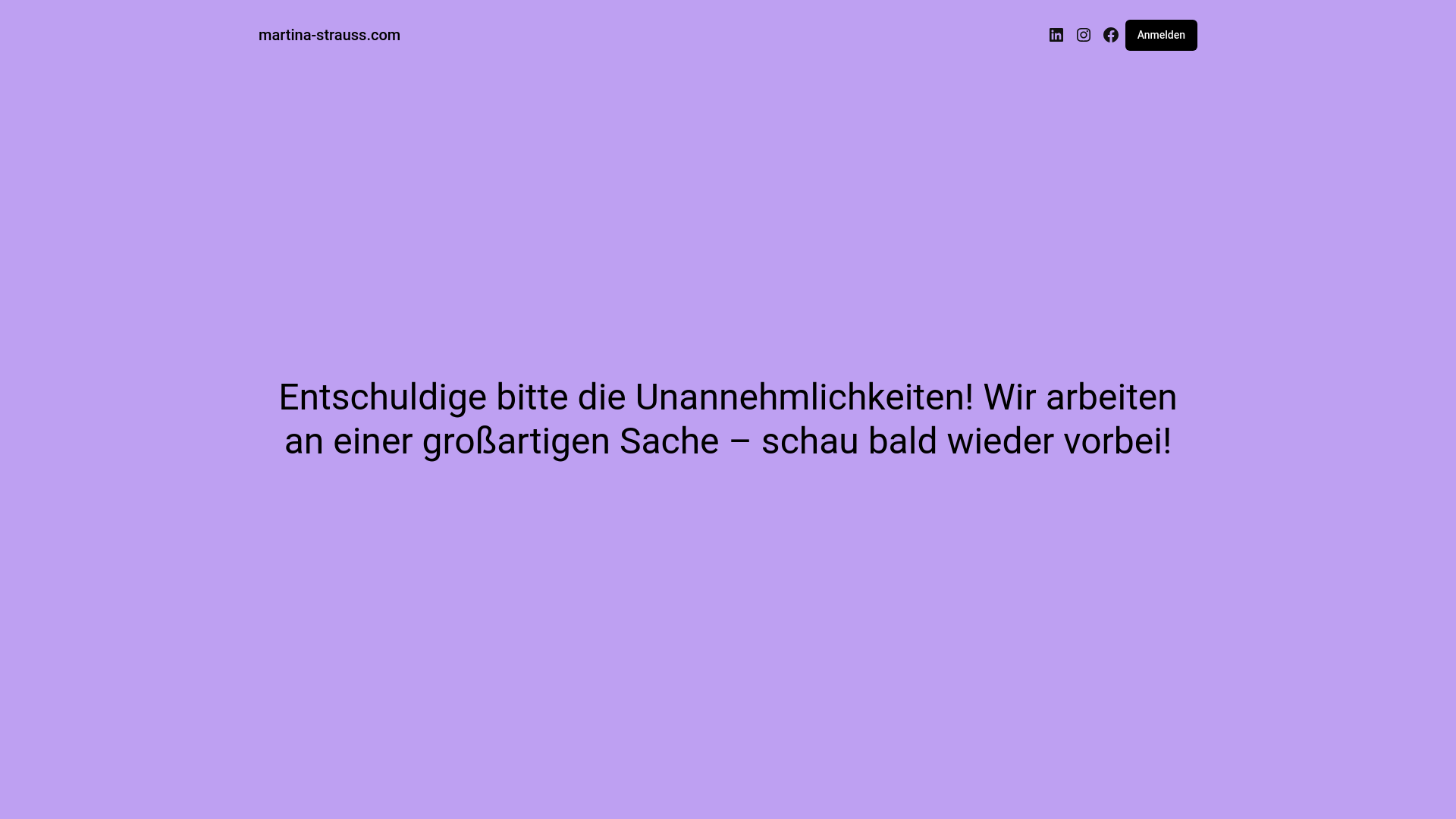 website screenshot of https://martina-strauss.com/