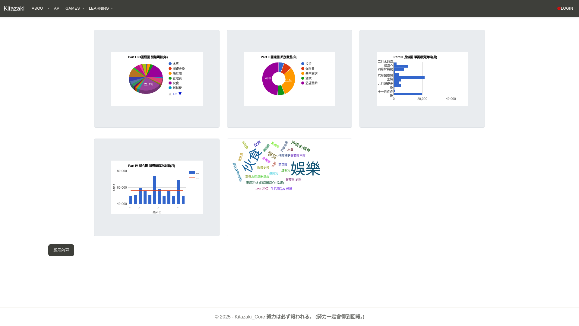website screenshot of https://kitazaki.com.tw/