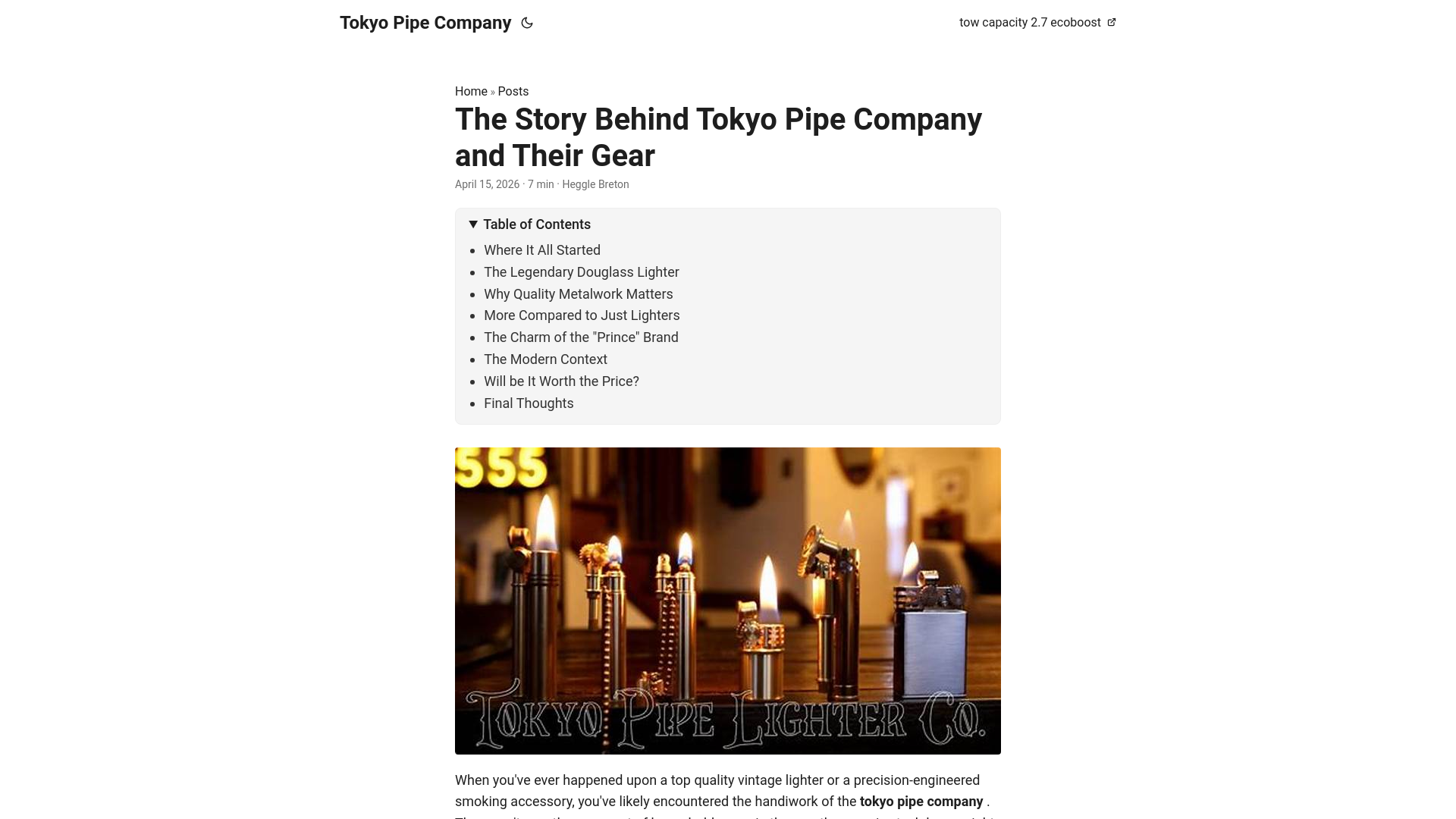 website screenshot of https://tokyo-pipe-company.pages.dev/