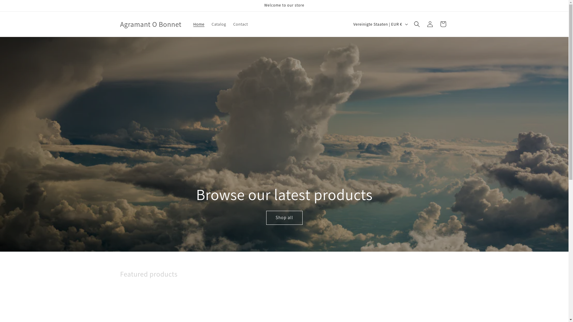 website screenshot of https://chadeyos.shop/