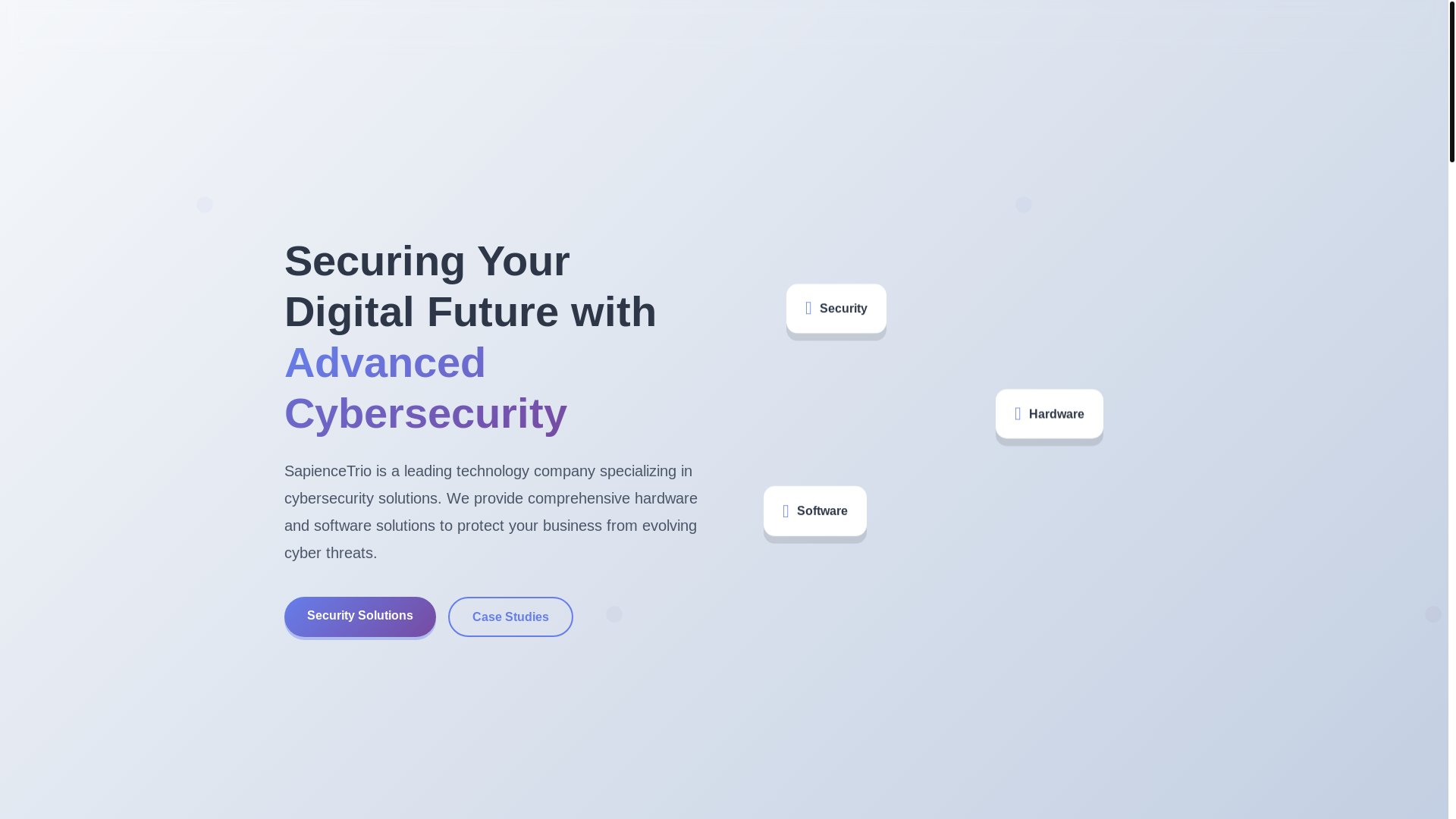 website screenshot of https://sapiencetrio.pages.dev/