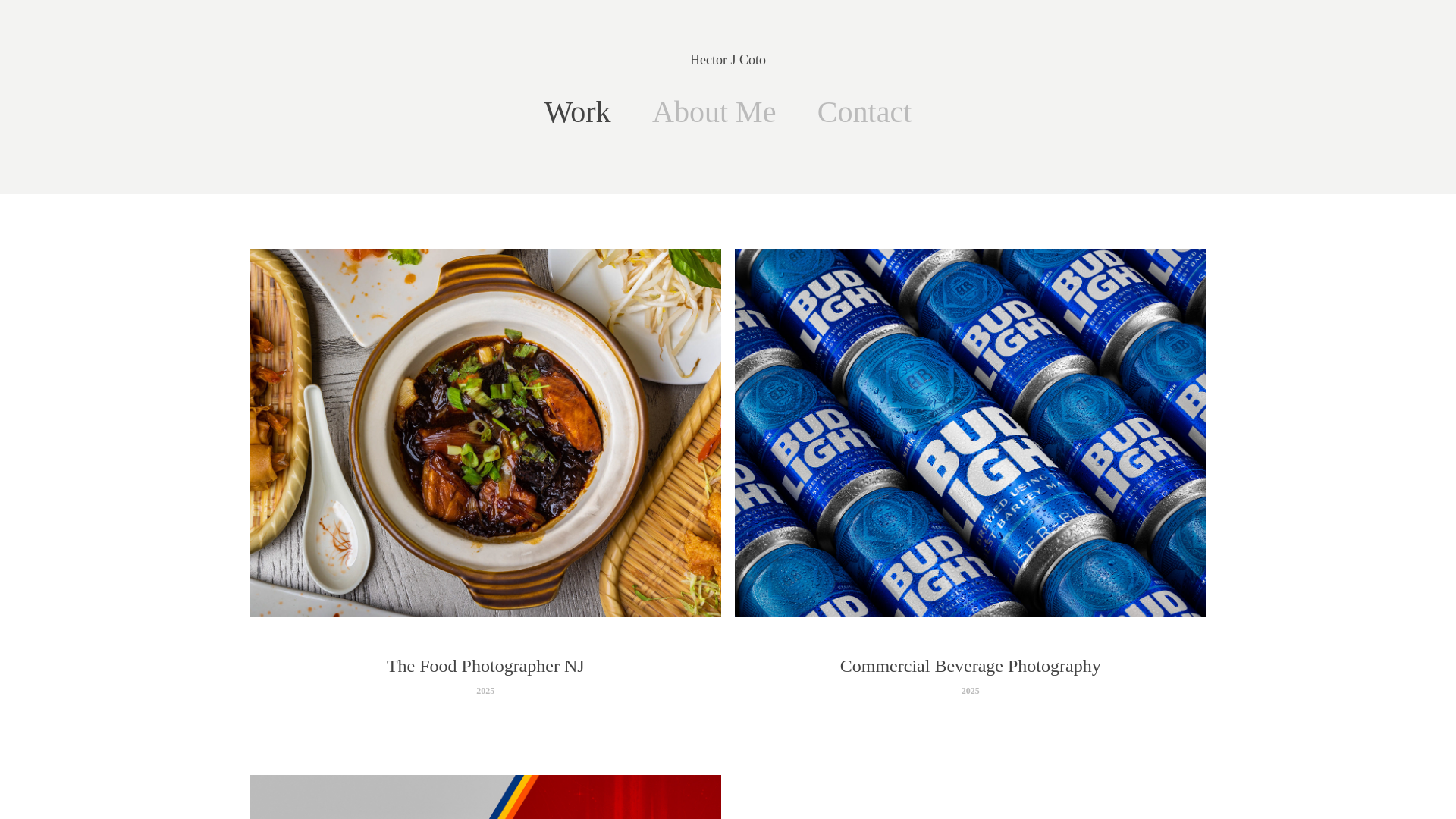 website screenshot of https://hectorcotophoto.com/