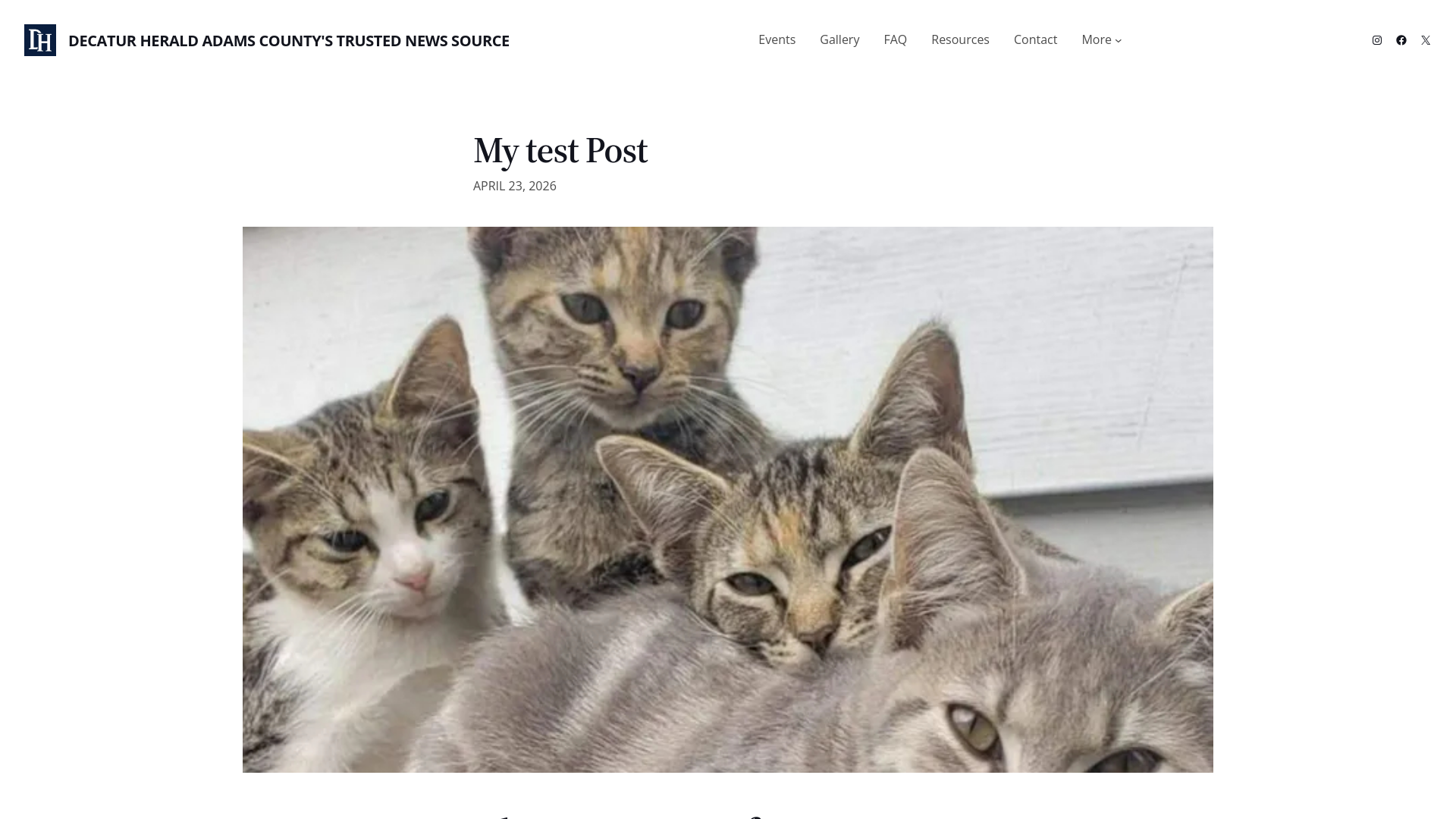 website screenshot of https://news.decaturherald.com/my-test-post/