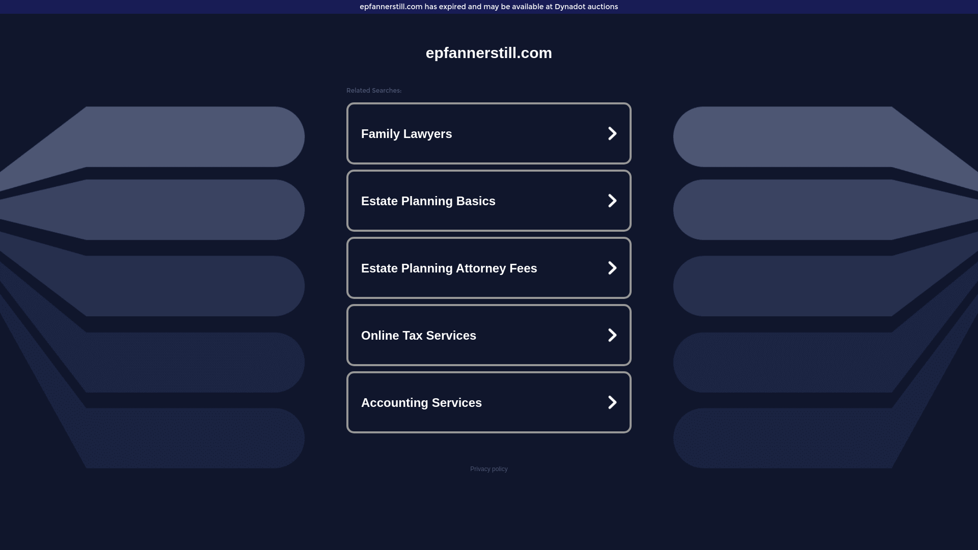 website screenshot of https://bfzki.epfannerstill.com