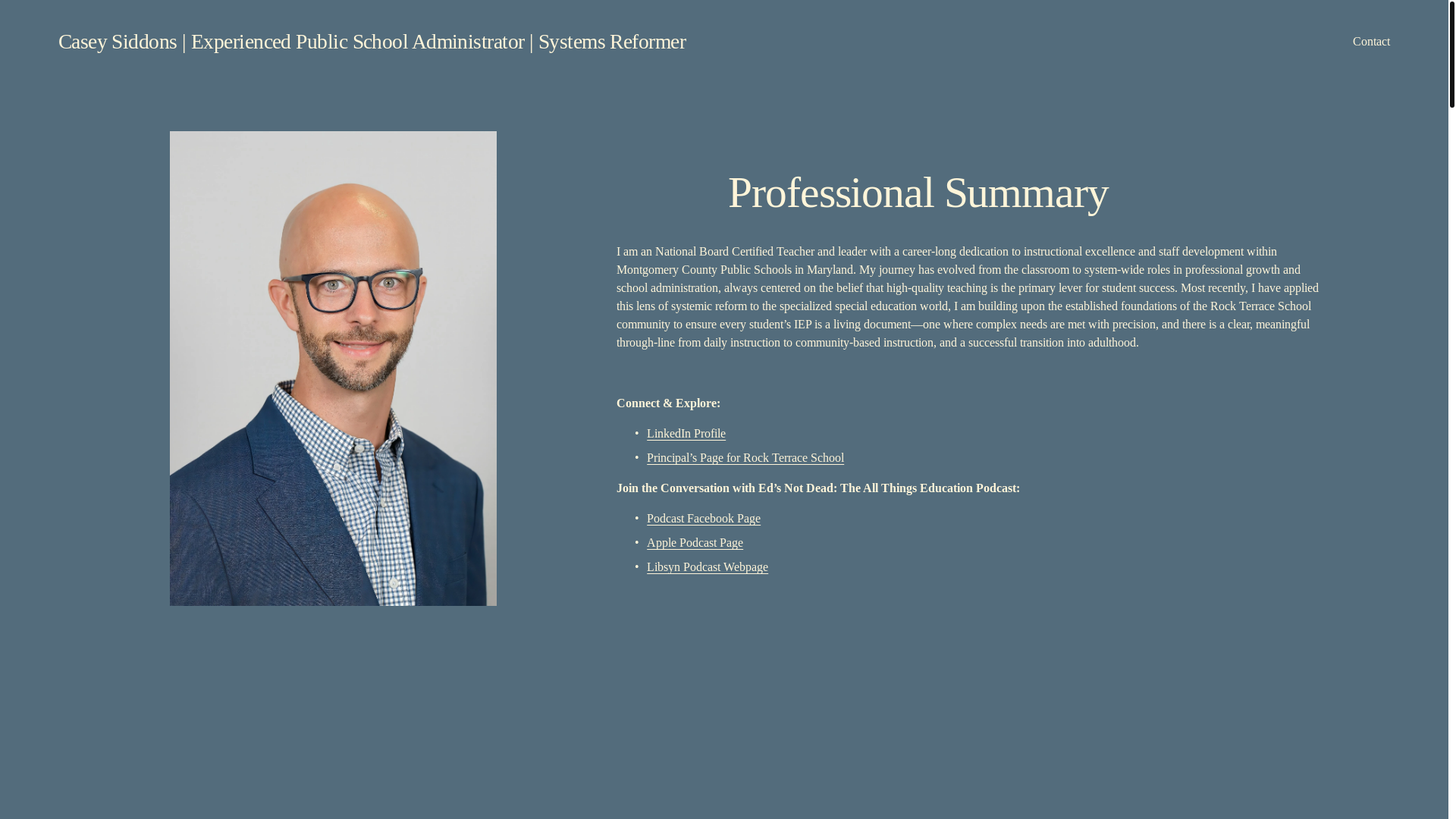 website screenshot of https://caseysiddons.net/