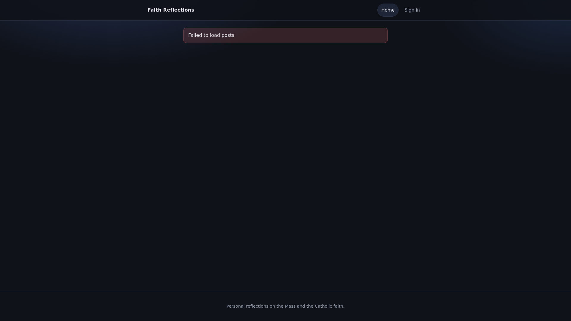 website screenshot of https://our-faith-journey.pages.dev/