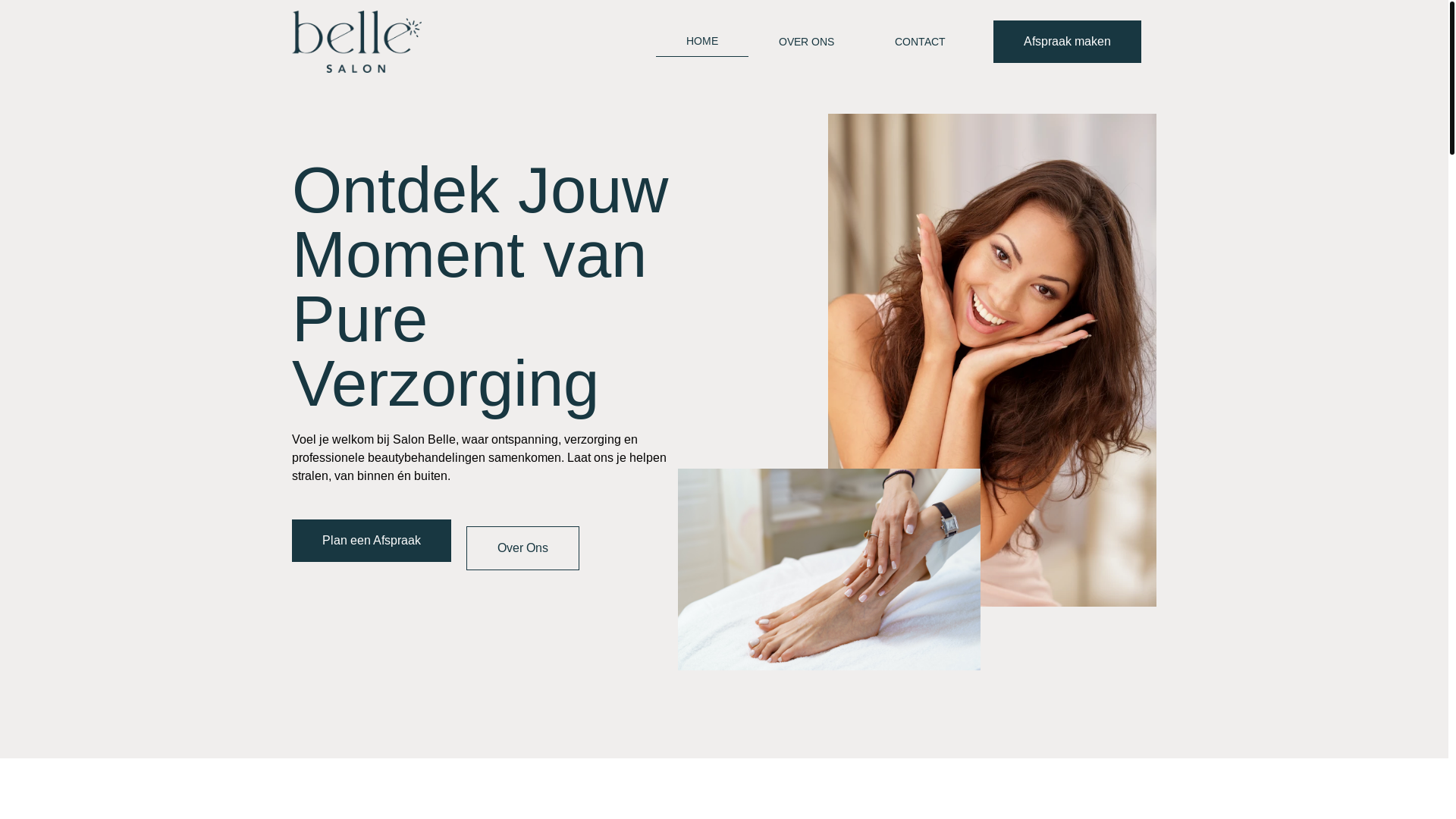website screenshot of https://bellesalon.pages.dev/