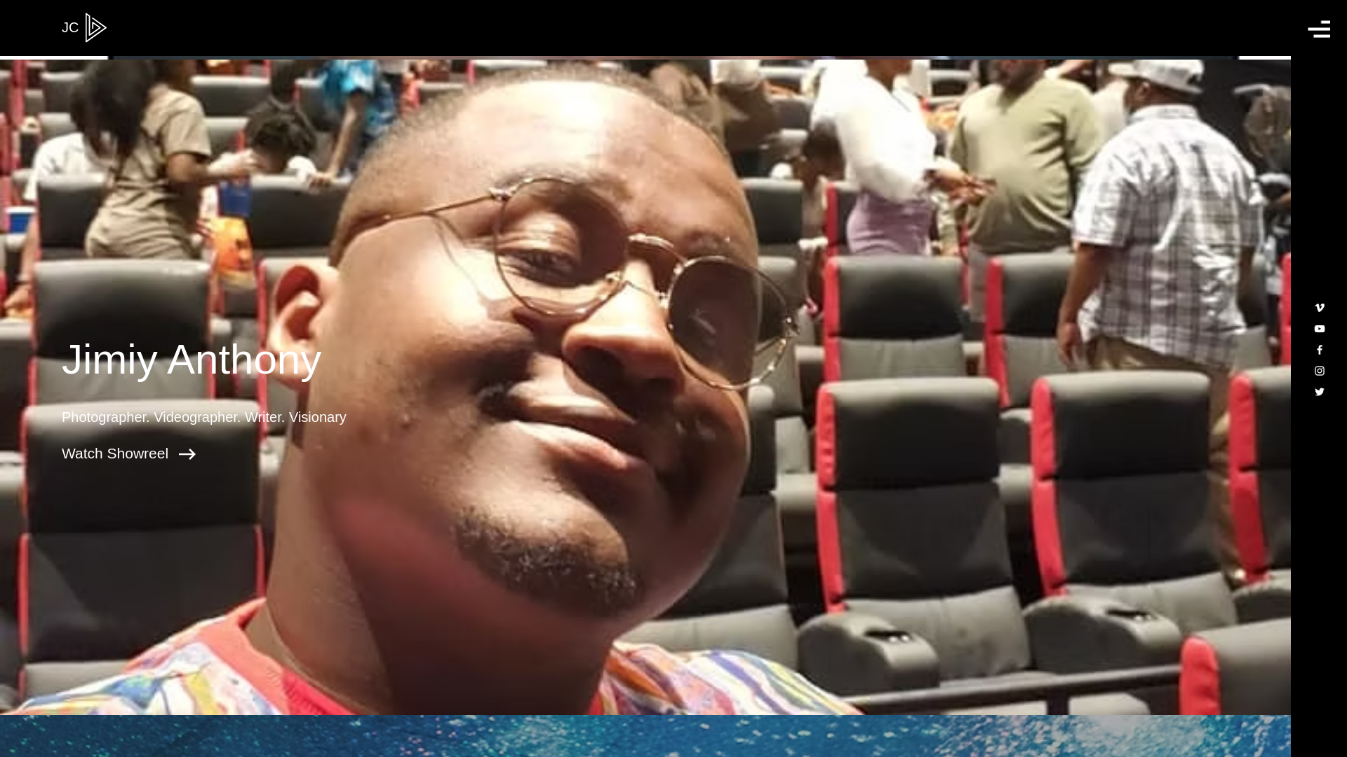 website screenshot of https://jimiyanthony.com/