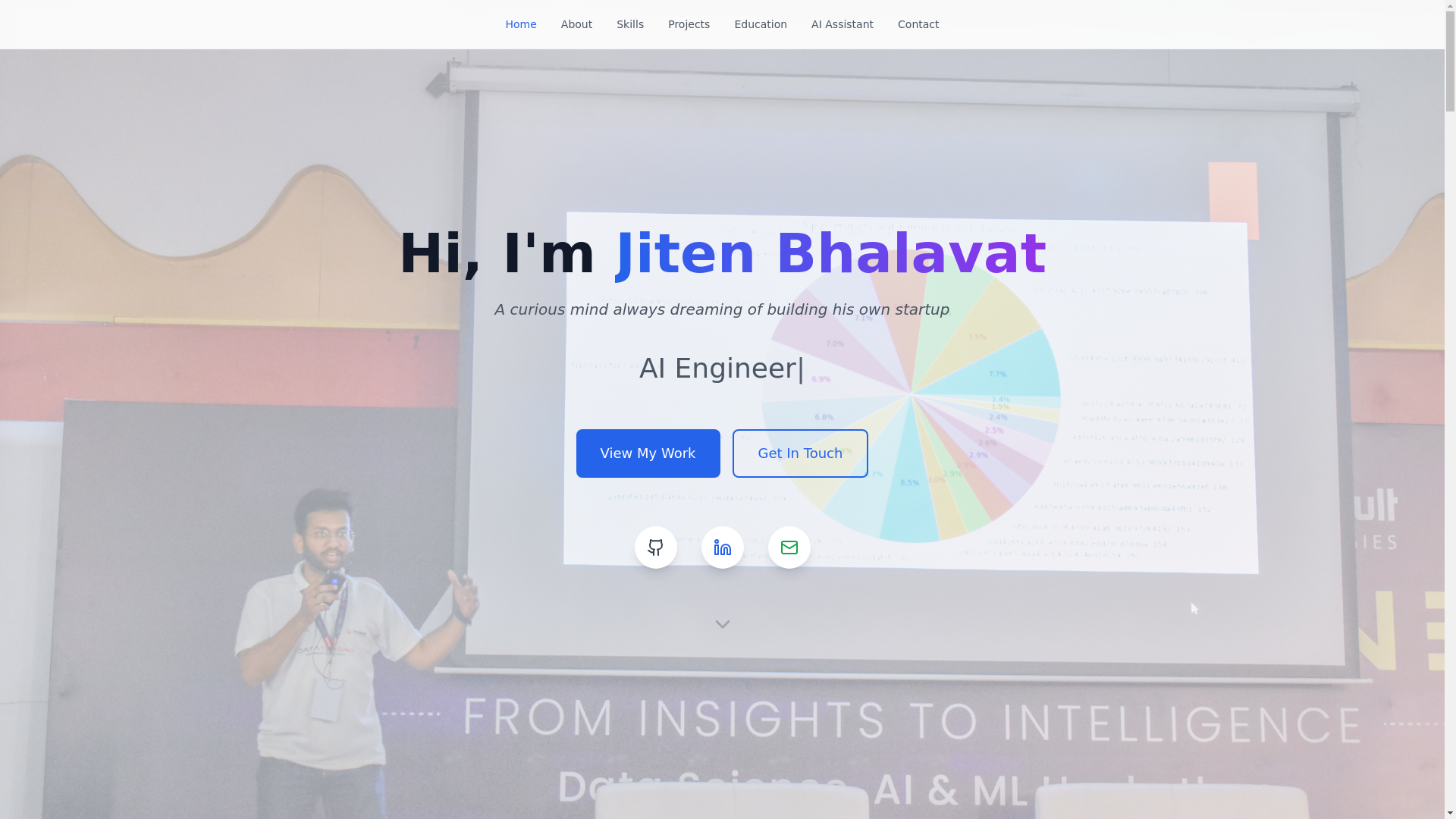 website screenshot of https://jitenbhalavat.com/